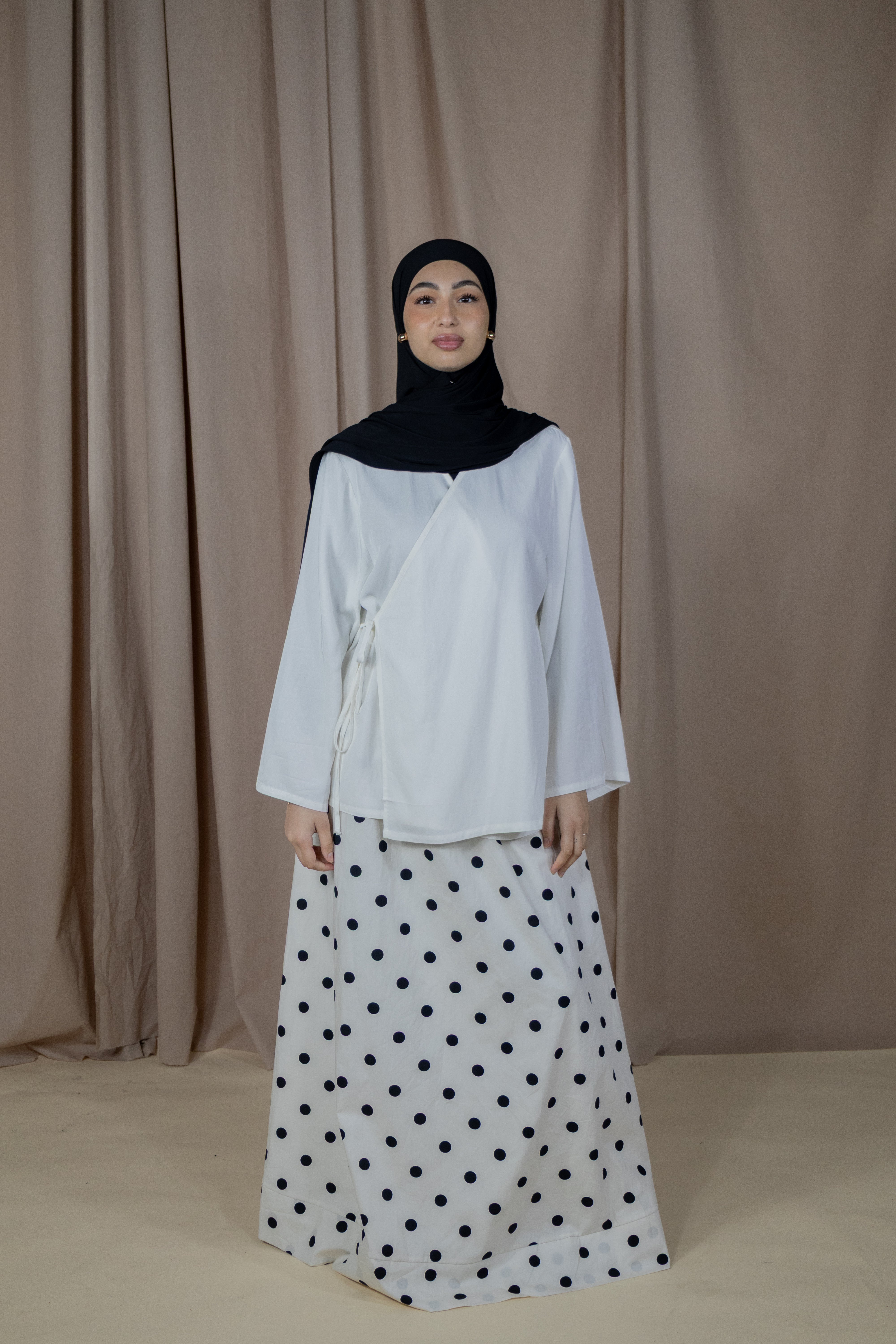 Haut cache coeur - Blanc