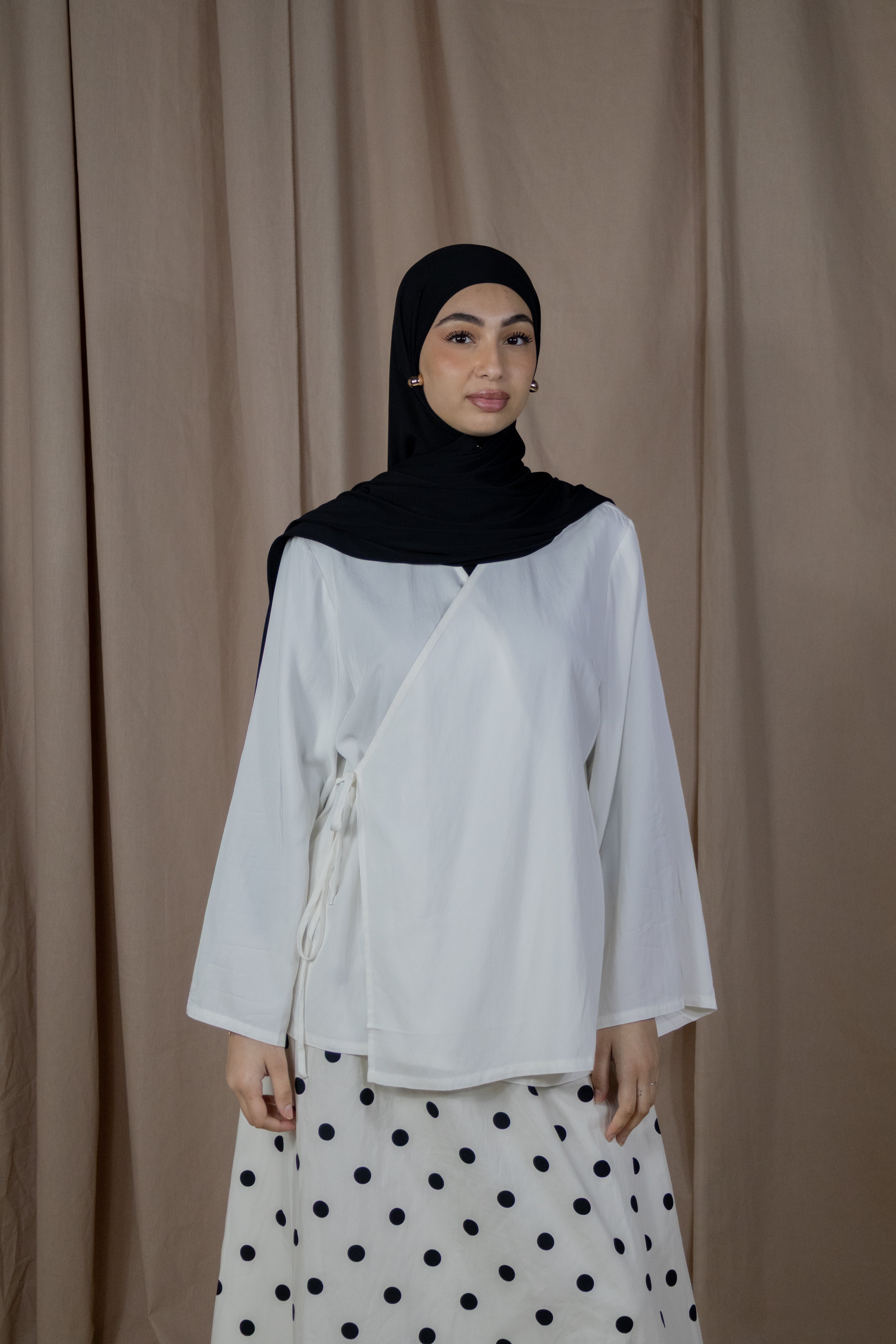 Haut cache coeur - Blanc