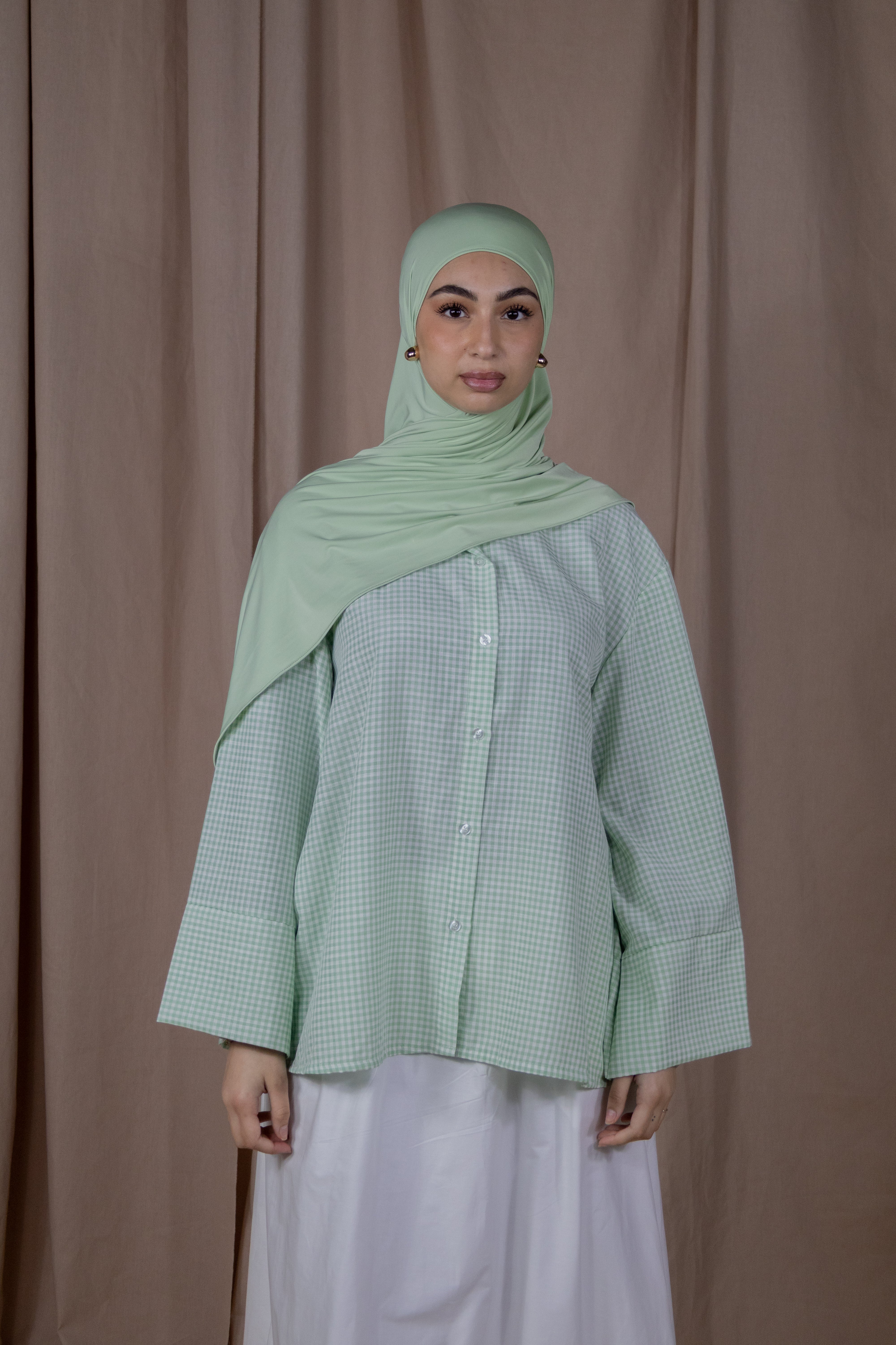 Chemise vichy - Vert