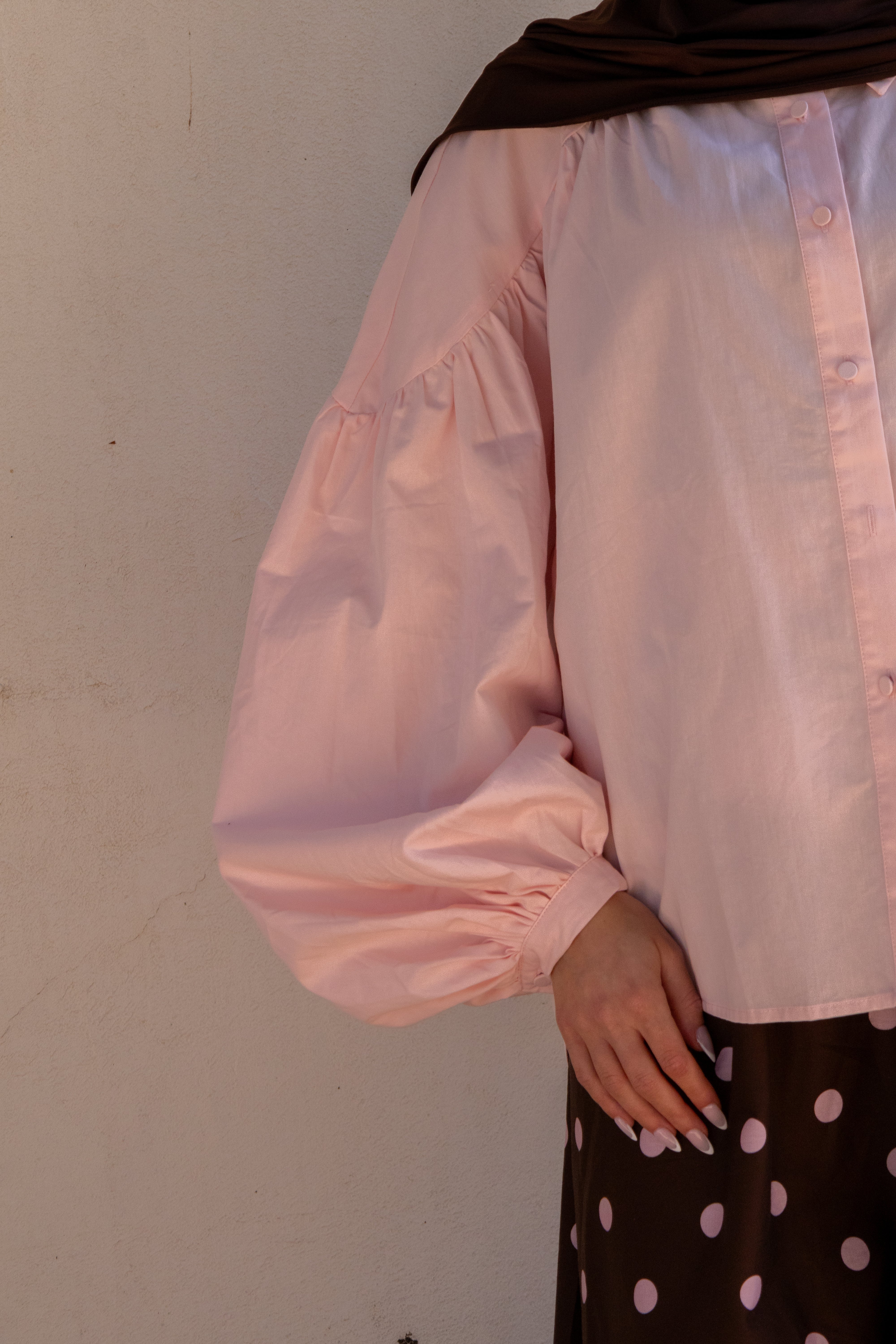Chemise bonbon - Rose