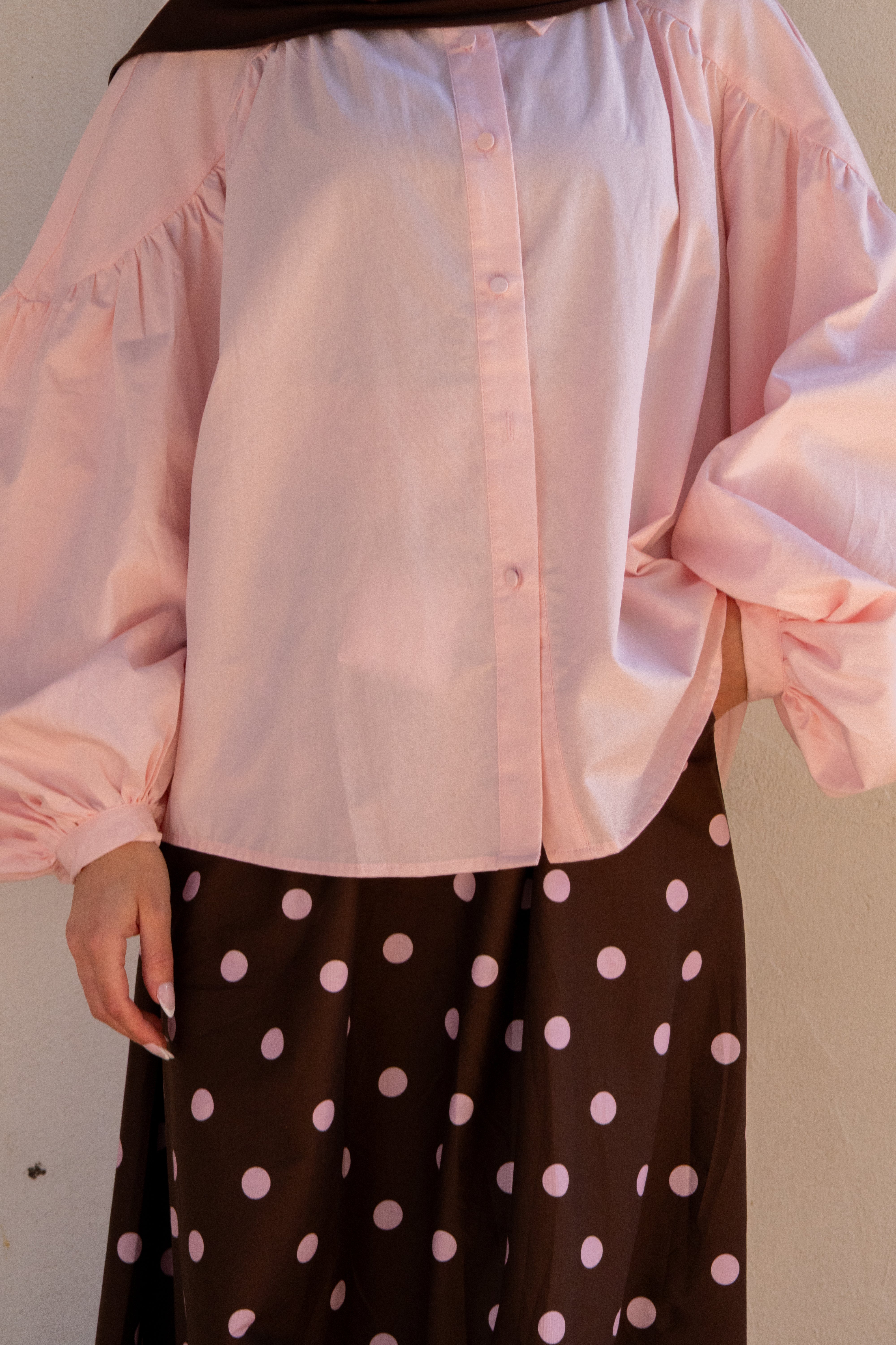 Chemise bonbon - Rose
