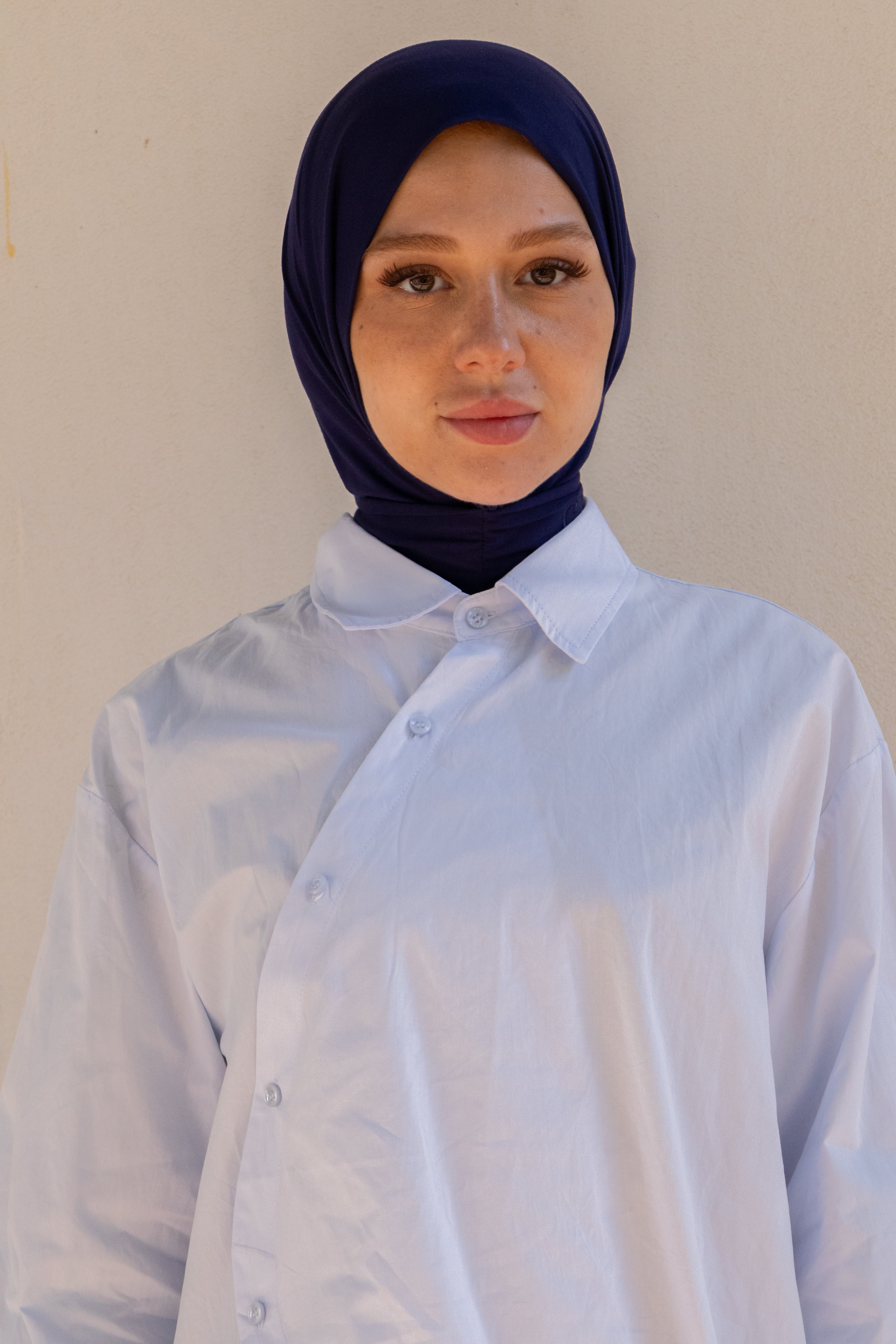Chemise asymétrique - Bleu