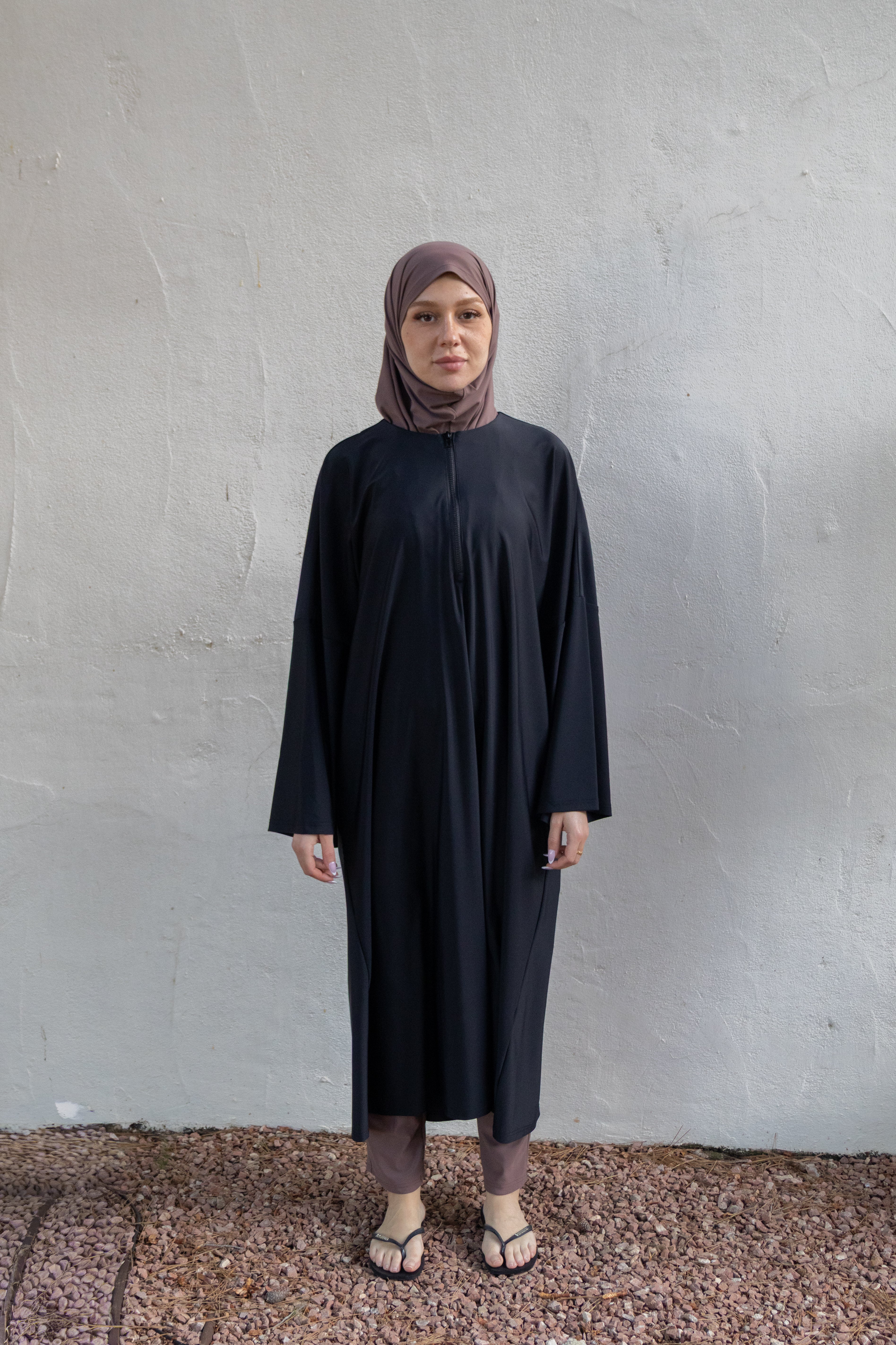 Tunique de burkini - Noir