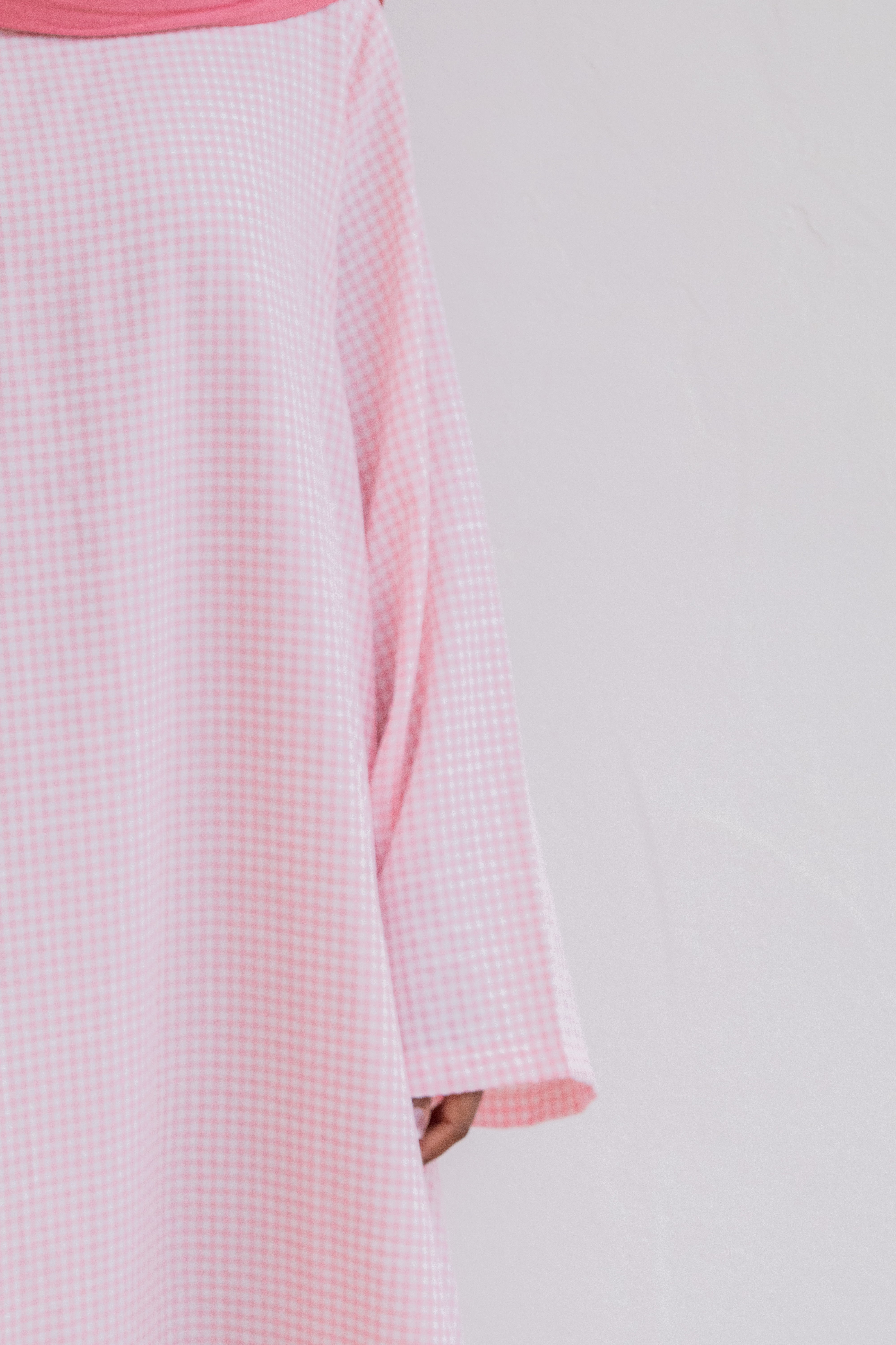 Robe simple vichy - Rose