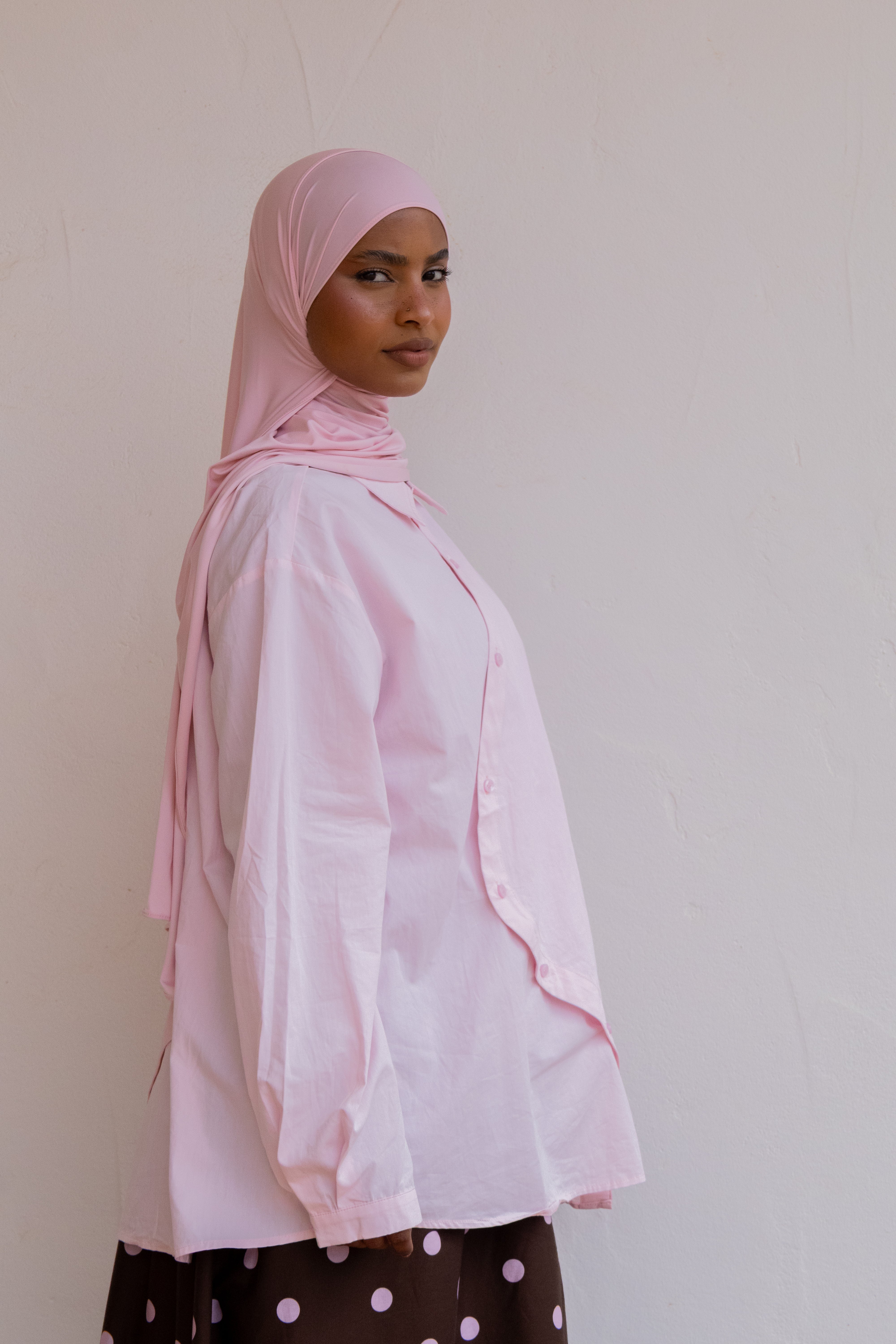 Chemise asymétrique - Rose