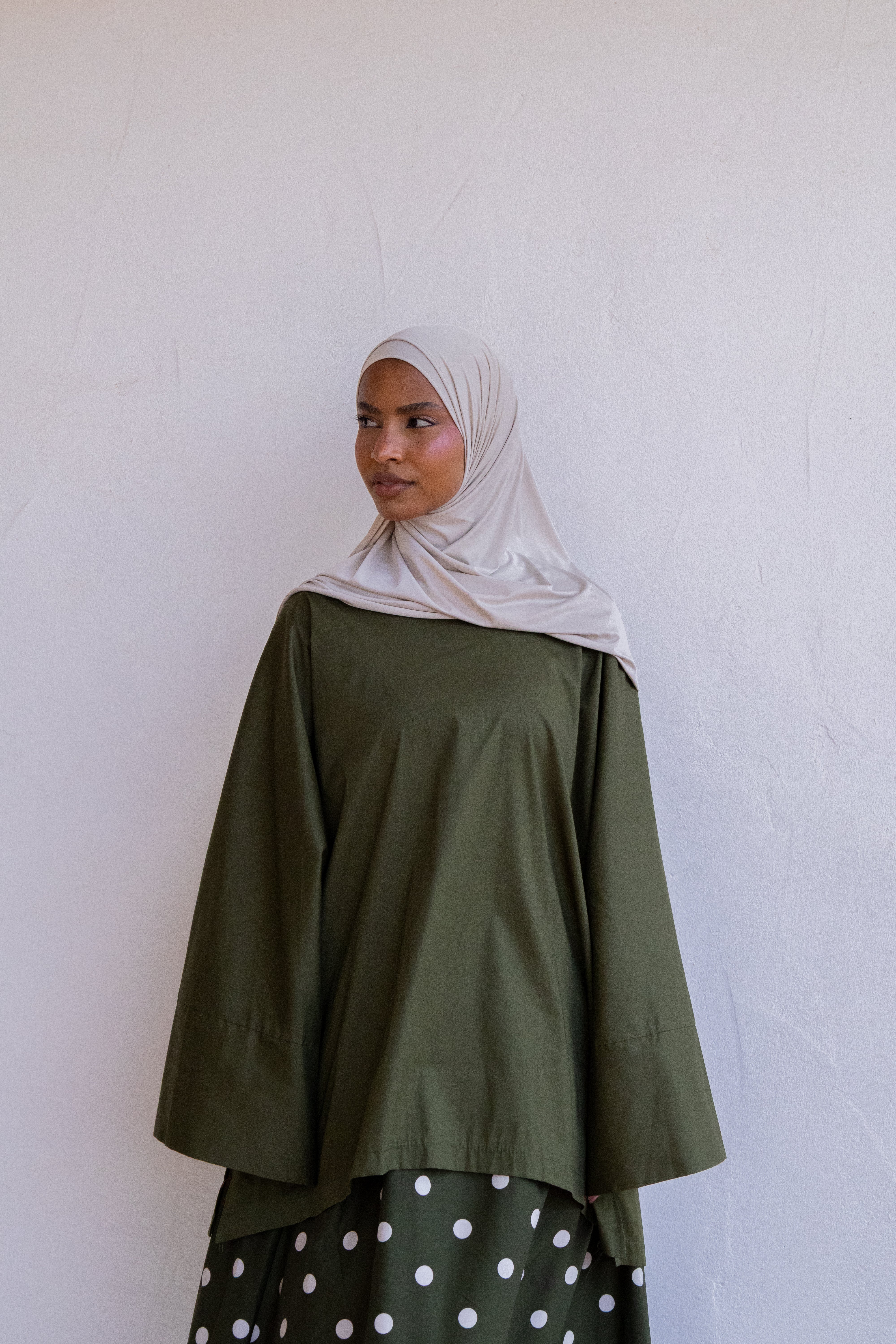 Haut NARA coton - Kaki