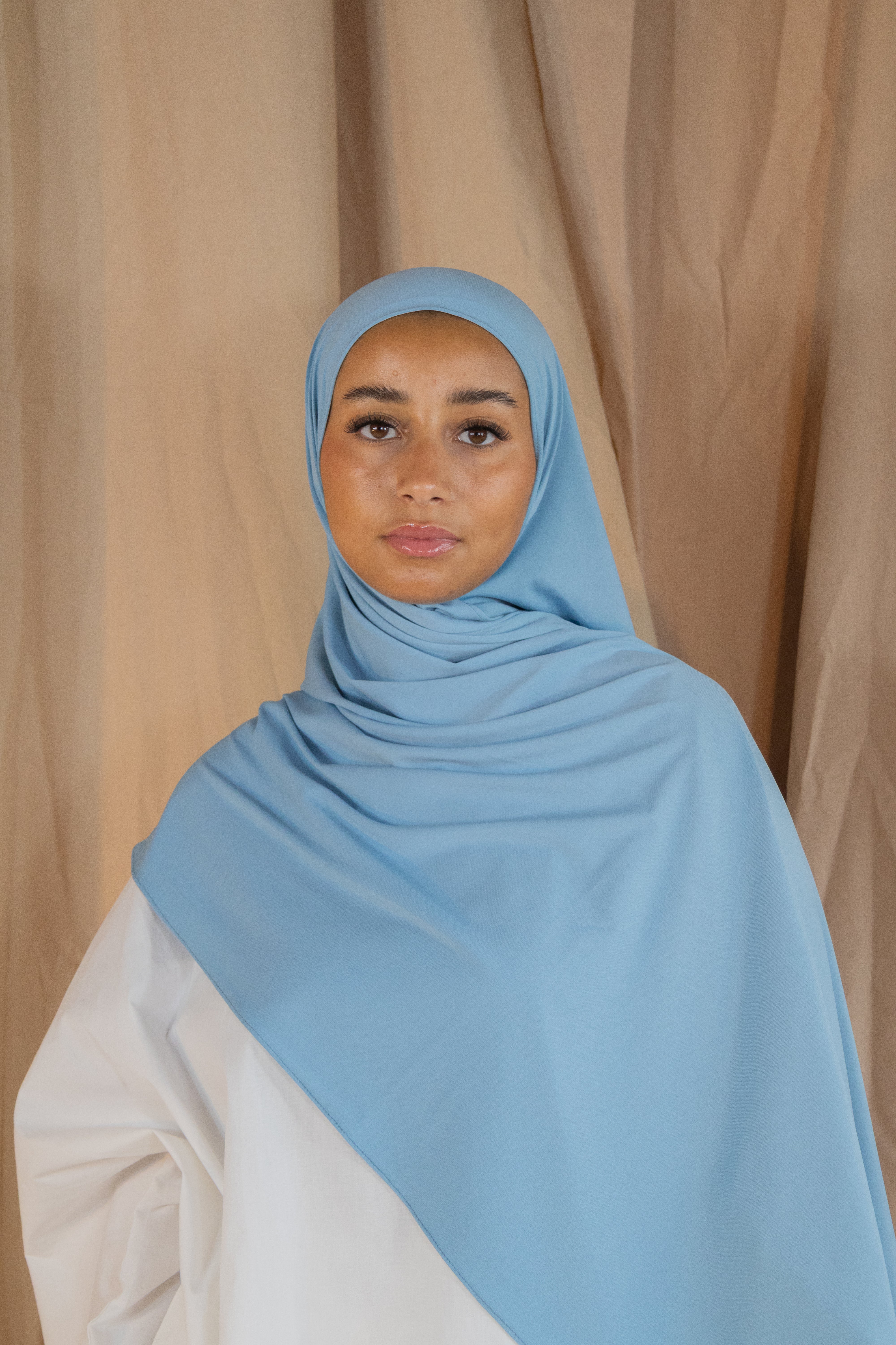 Hijab en jersey premium - Denim