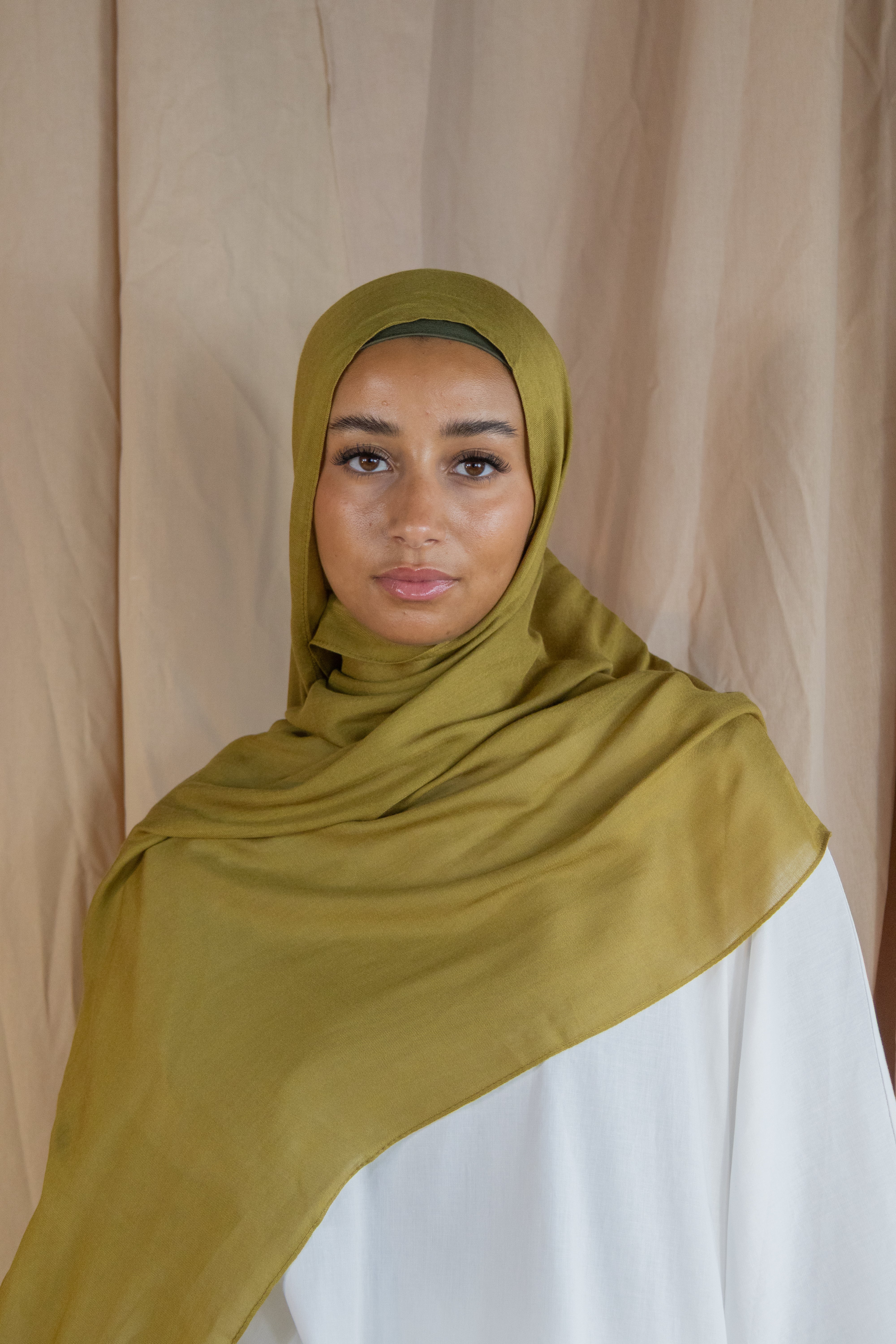 Hijab en modal - Olive