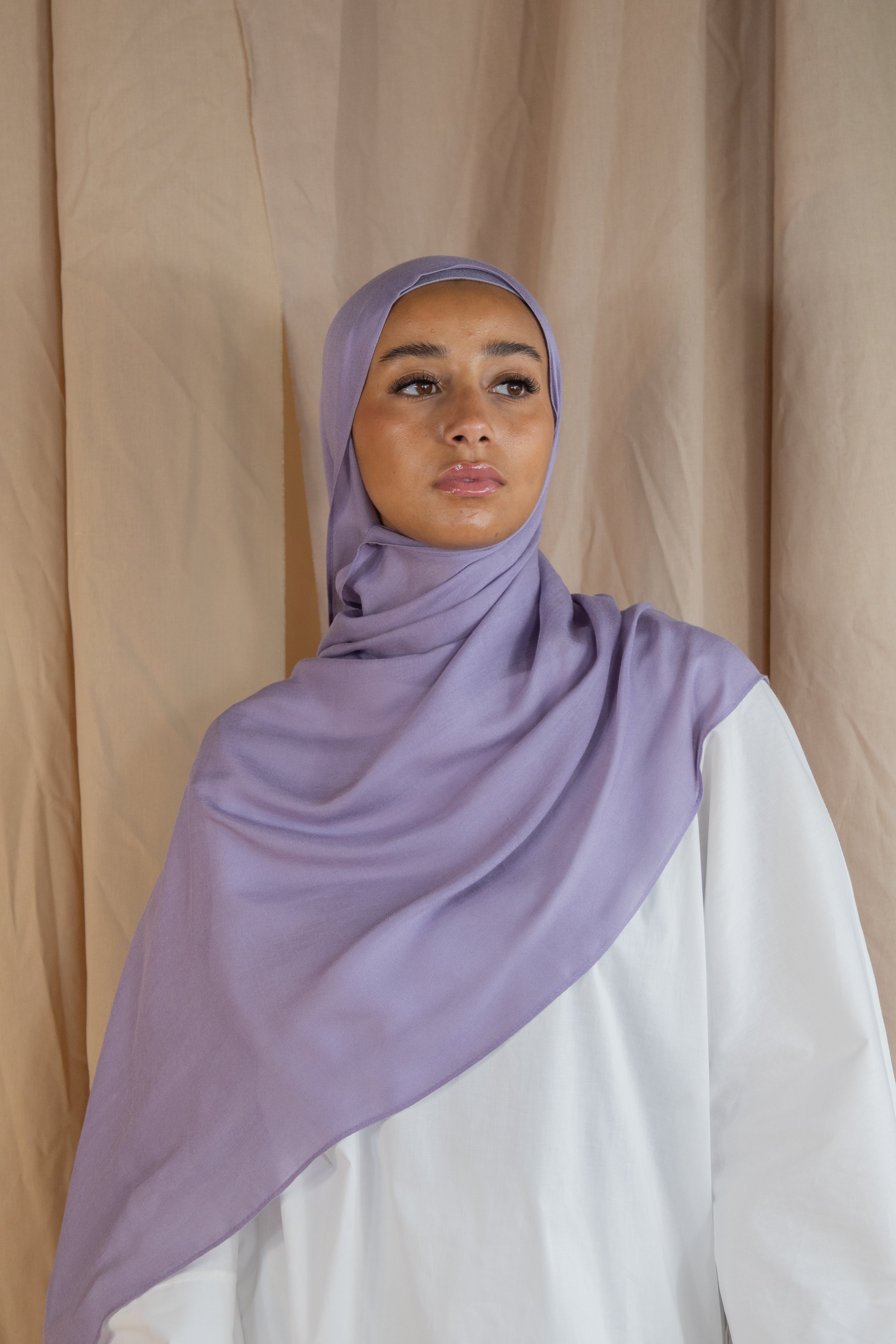 Hijab en modal - Lila