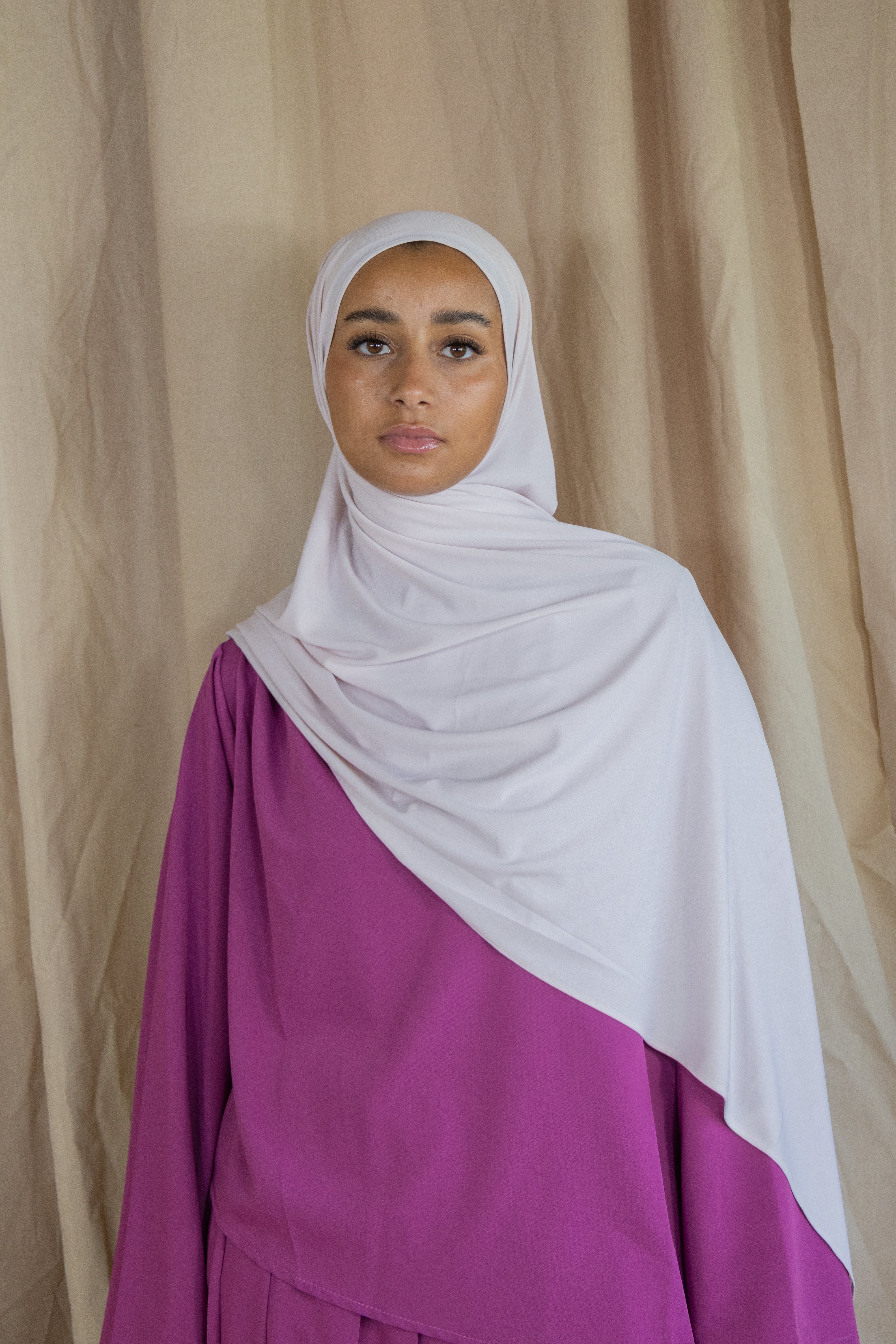Hijab en jersey premium - Mist