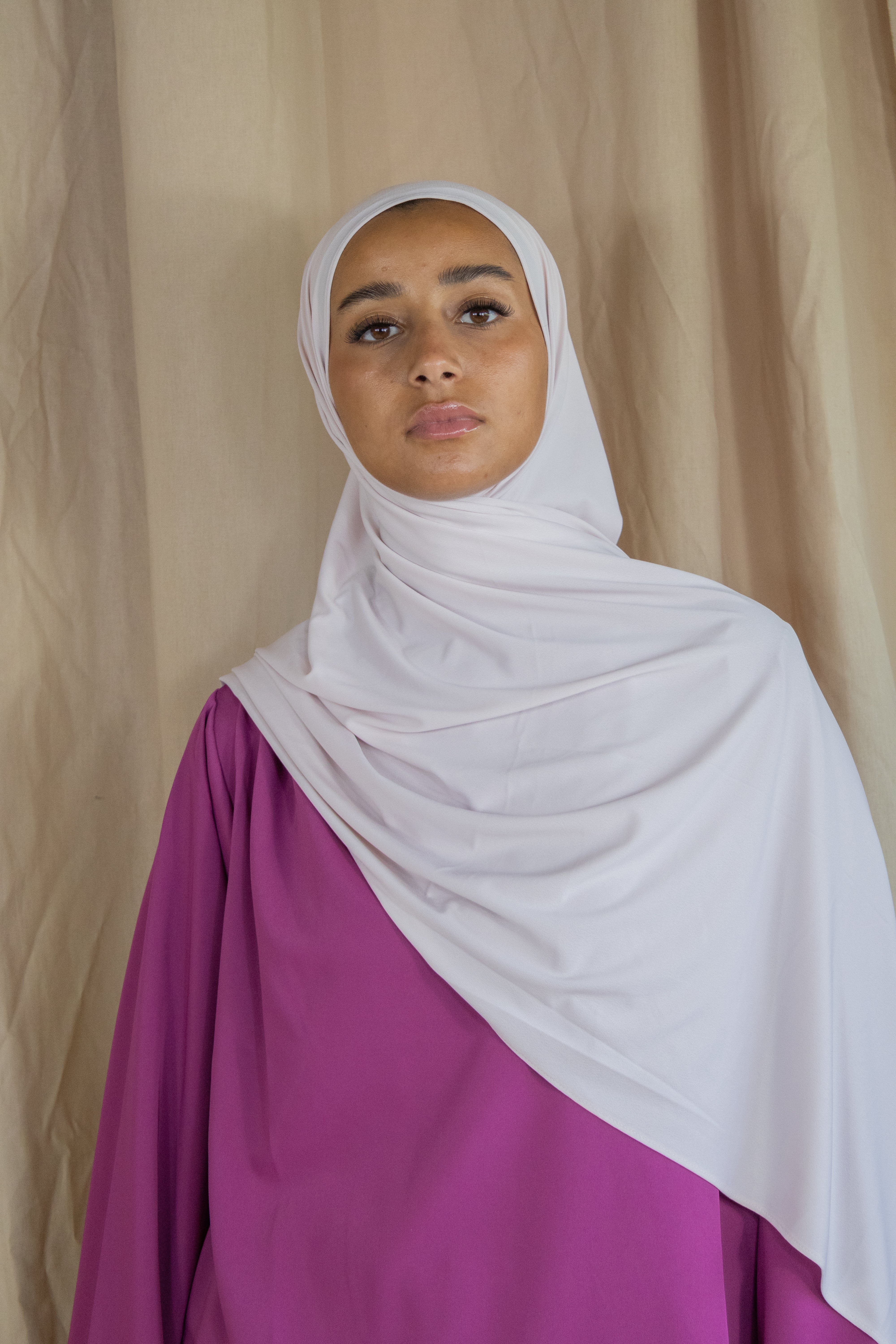 Hijab en jersey premium - Mist