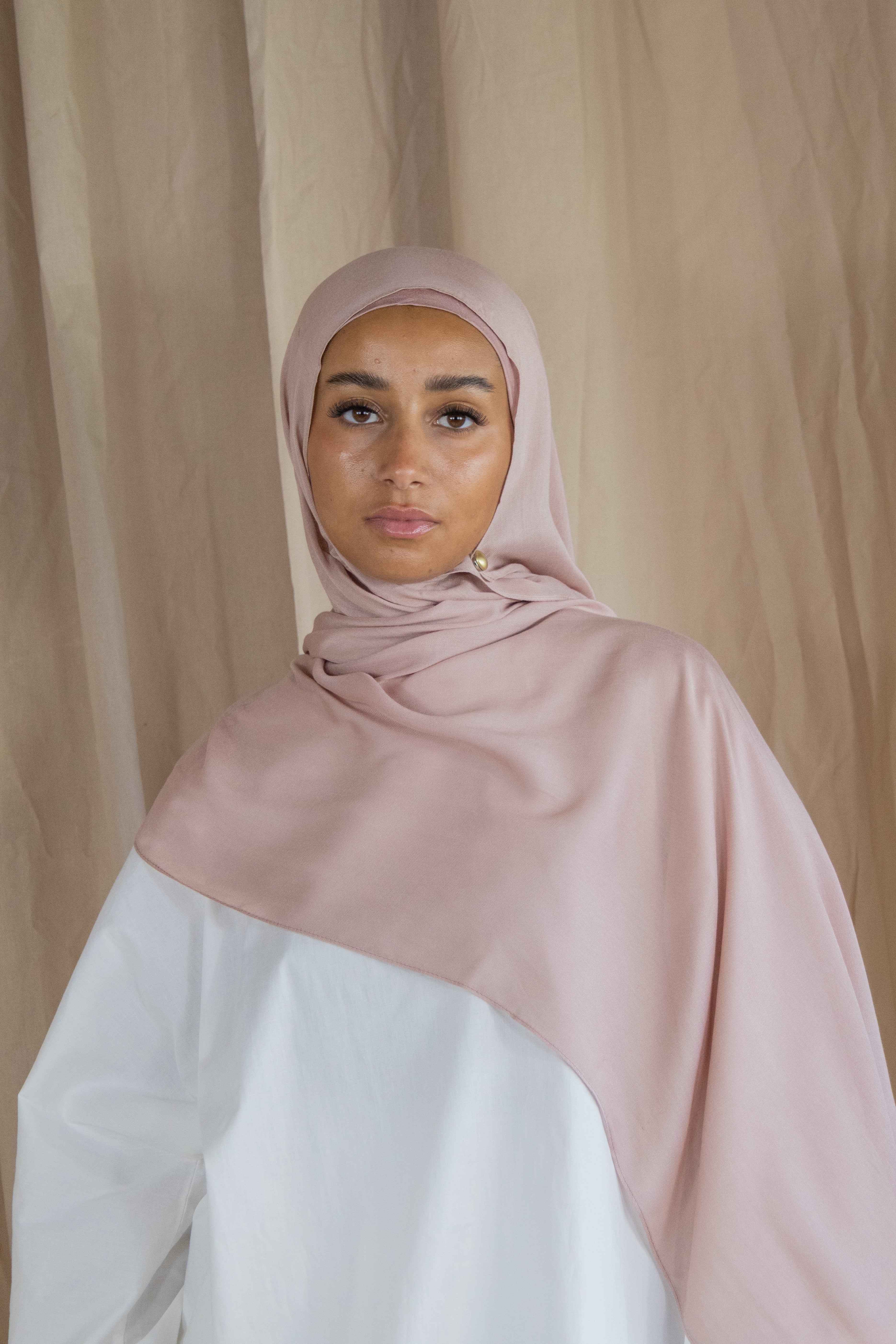 Hijab en modal - Blush