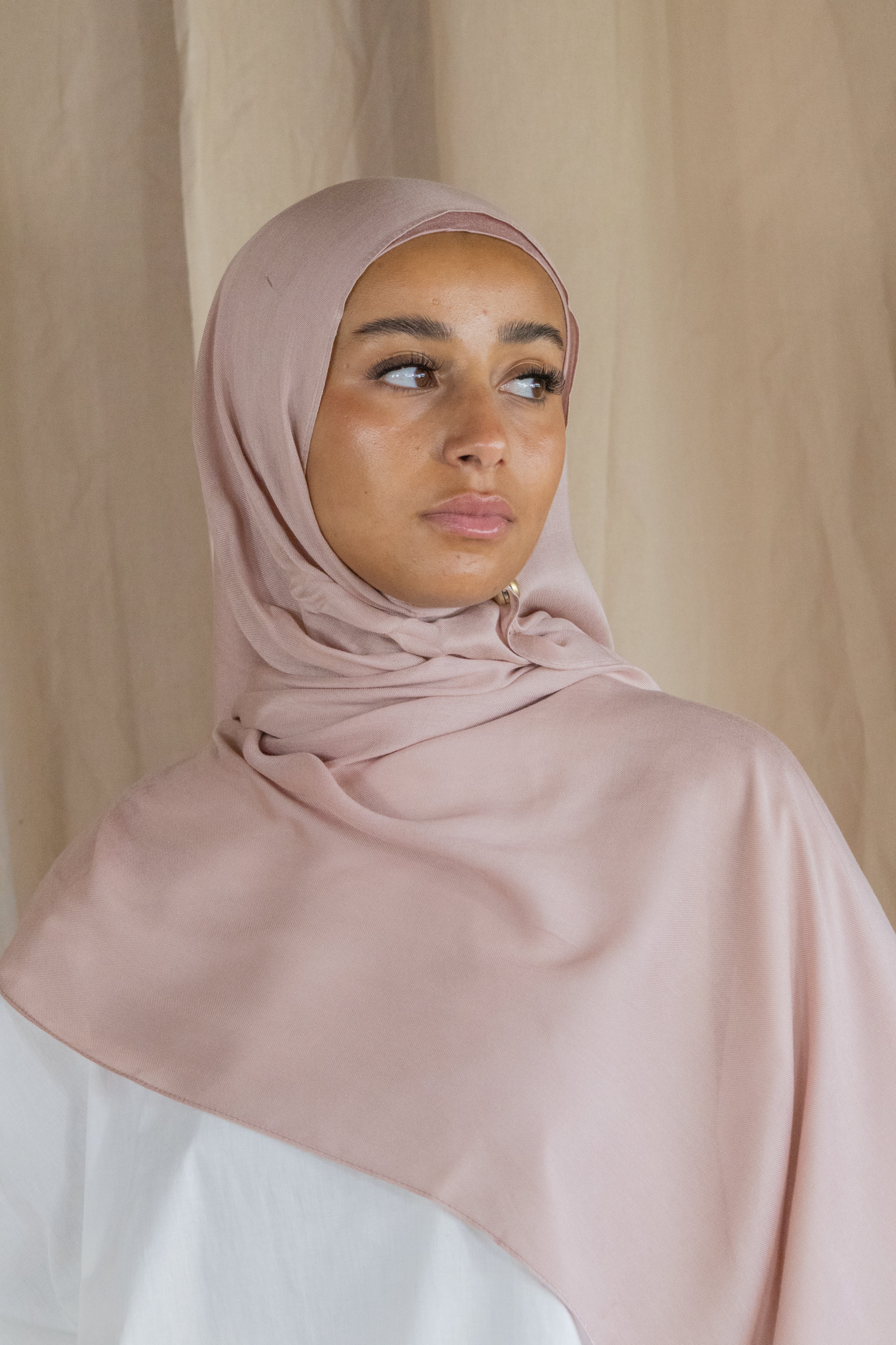 Hijab en modal - Blush