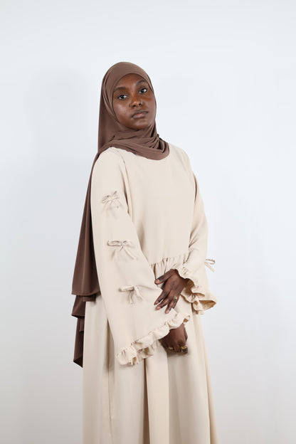 Abaya flare - Beige