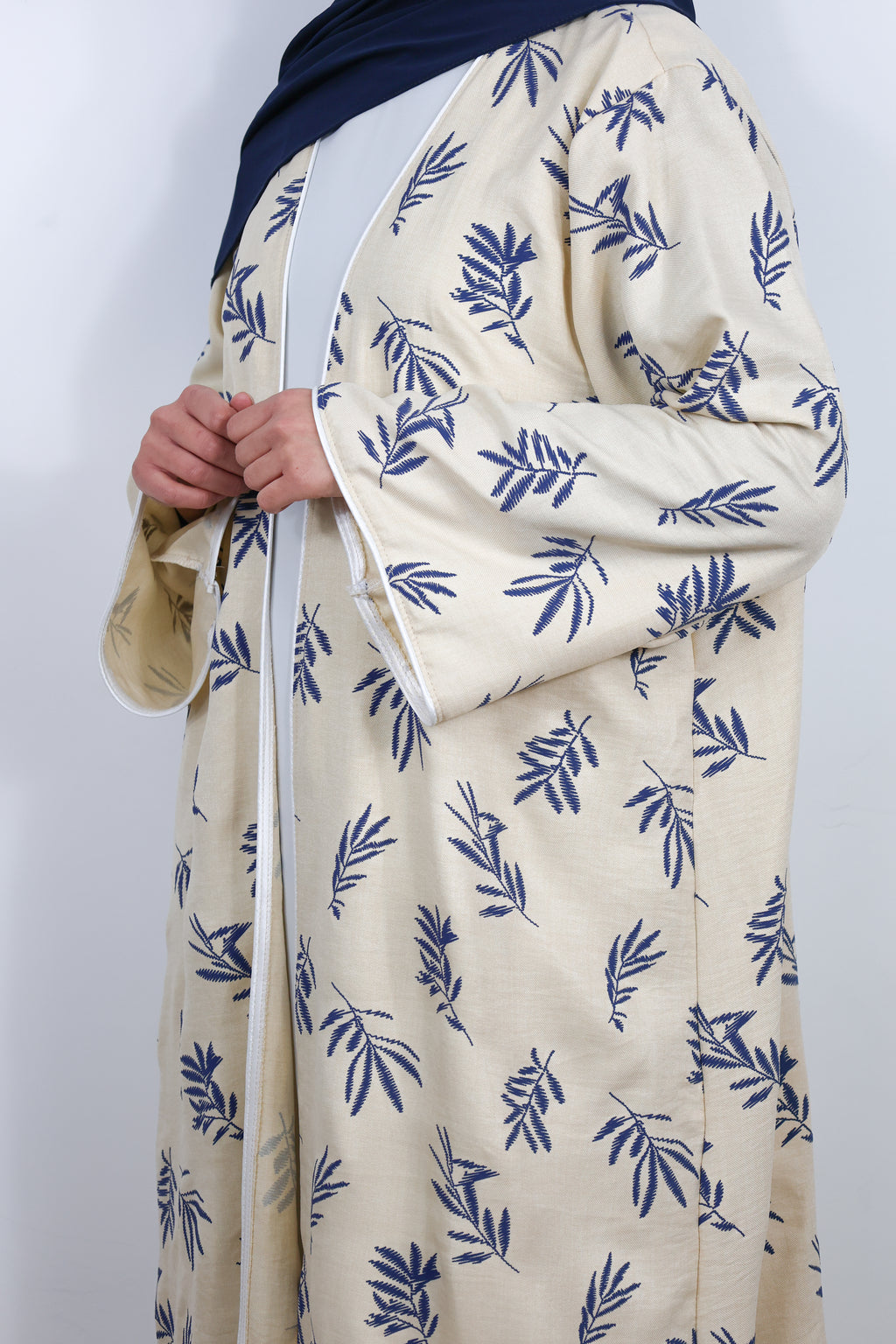 Patterned Kimono - Ivory