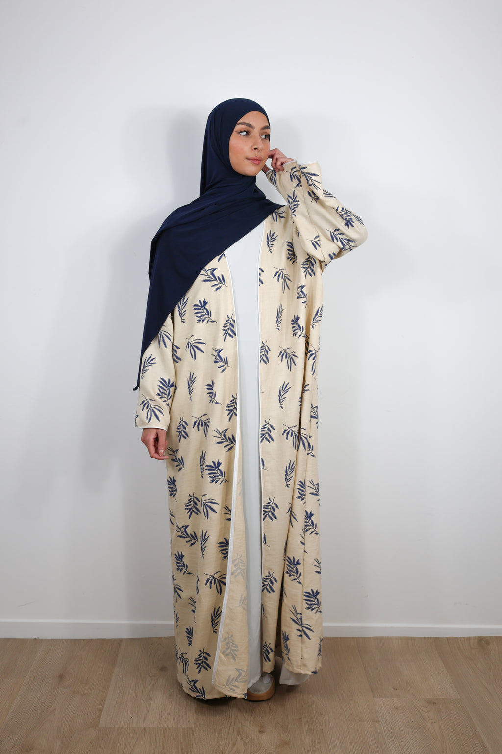 Patterned Kimono - Ivory