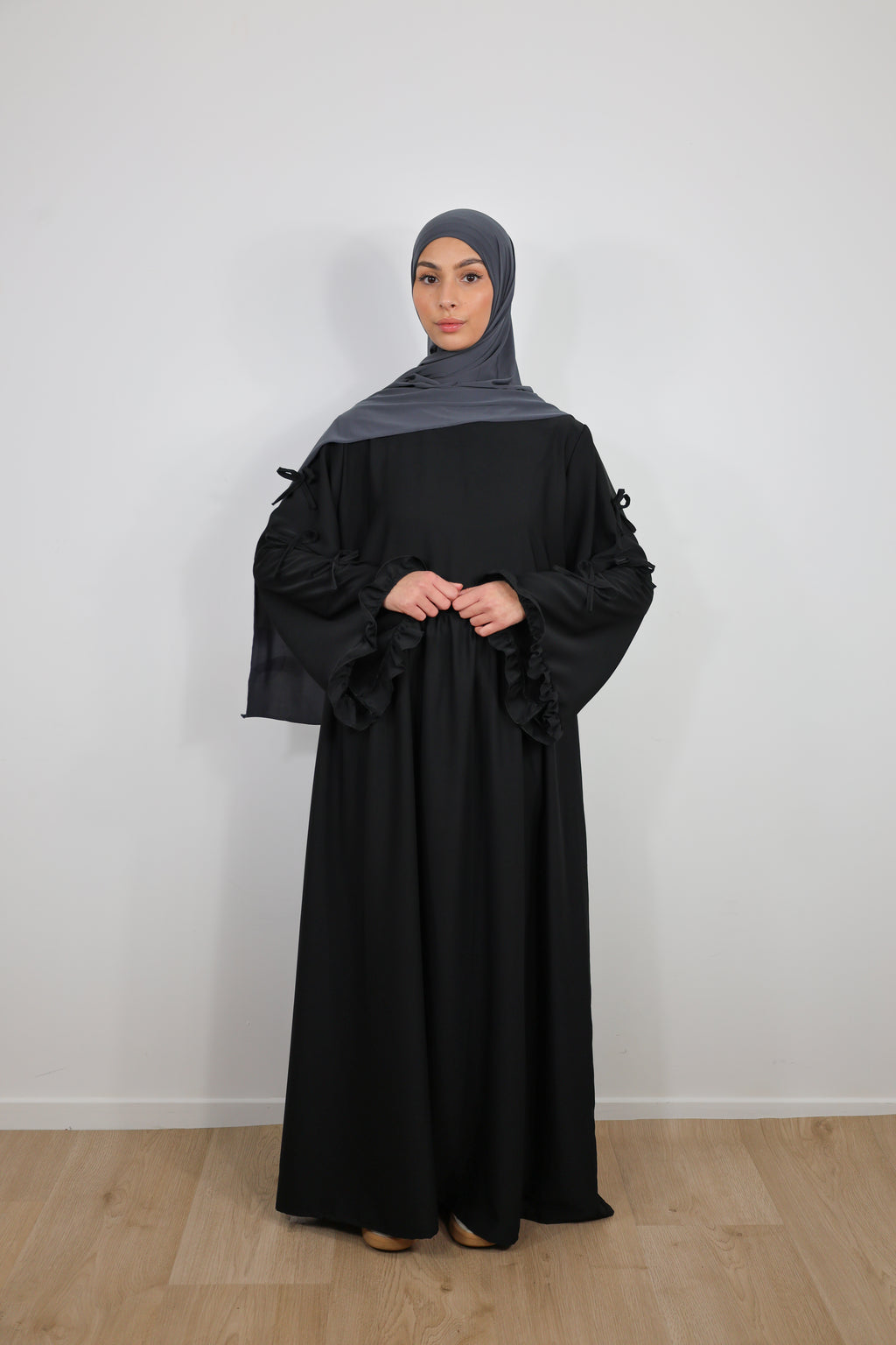 Abaya flare - Noir
