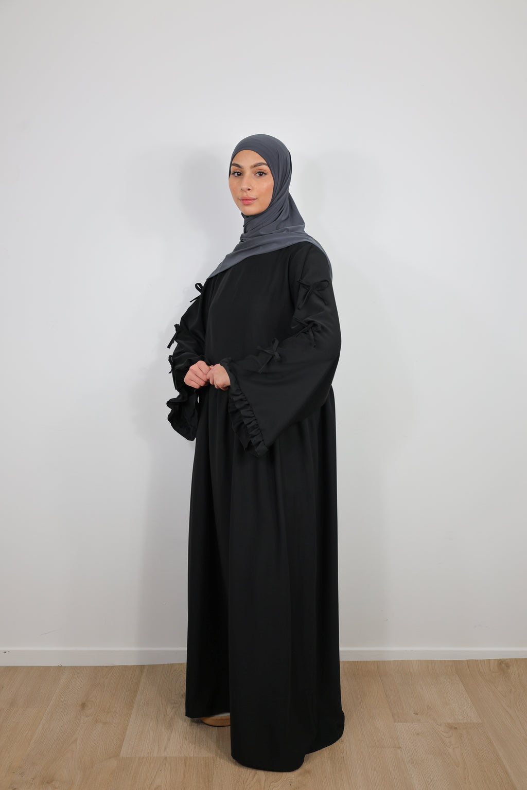 Abaya flare - Noir