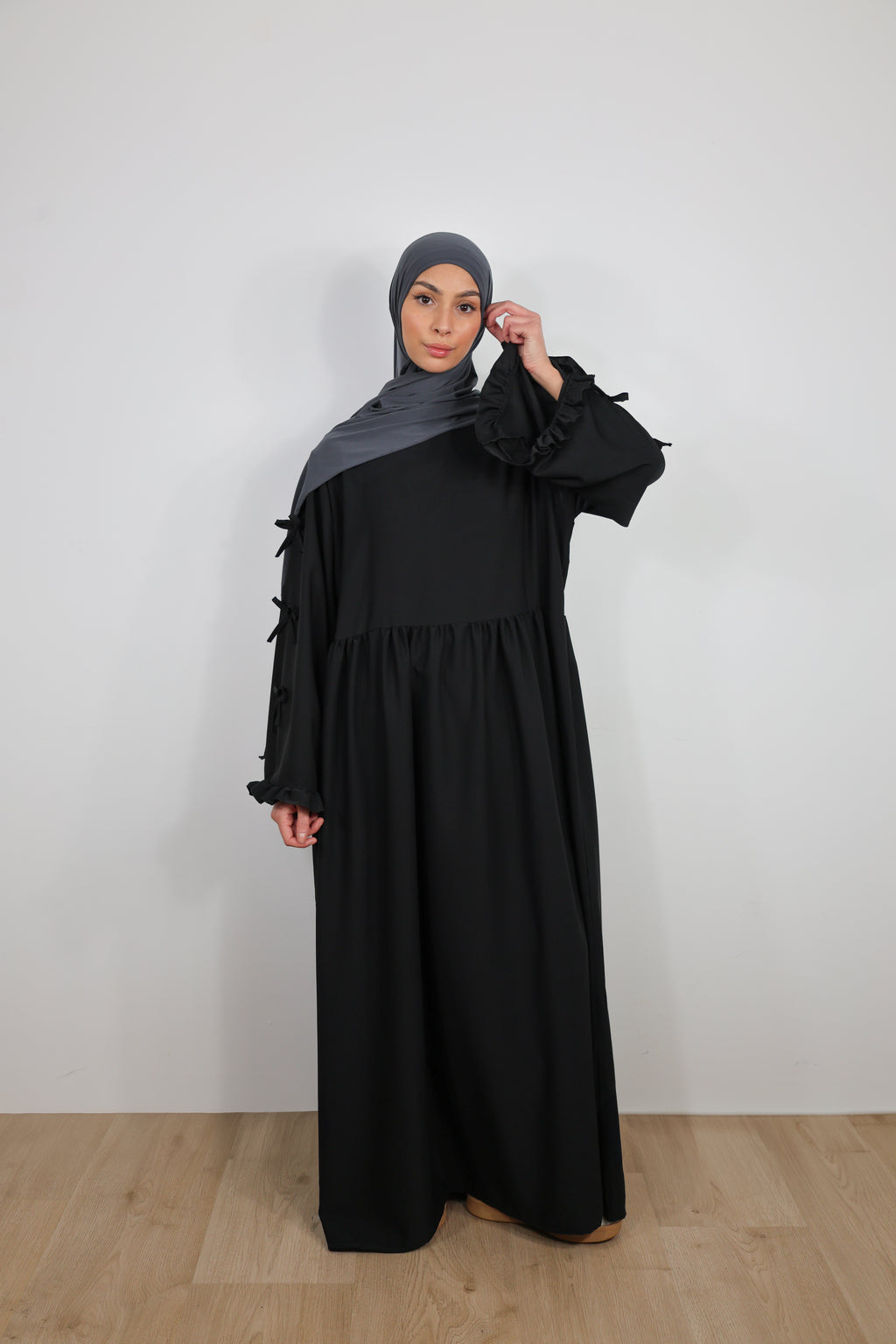 Abaya flare - Noir