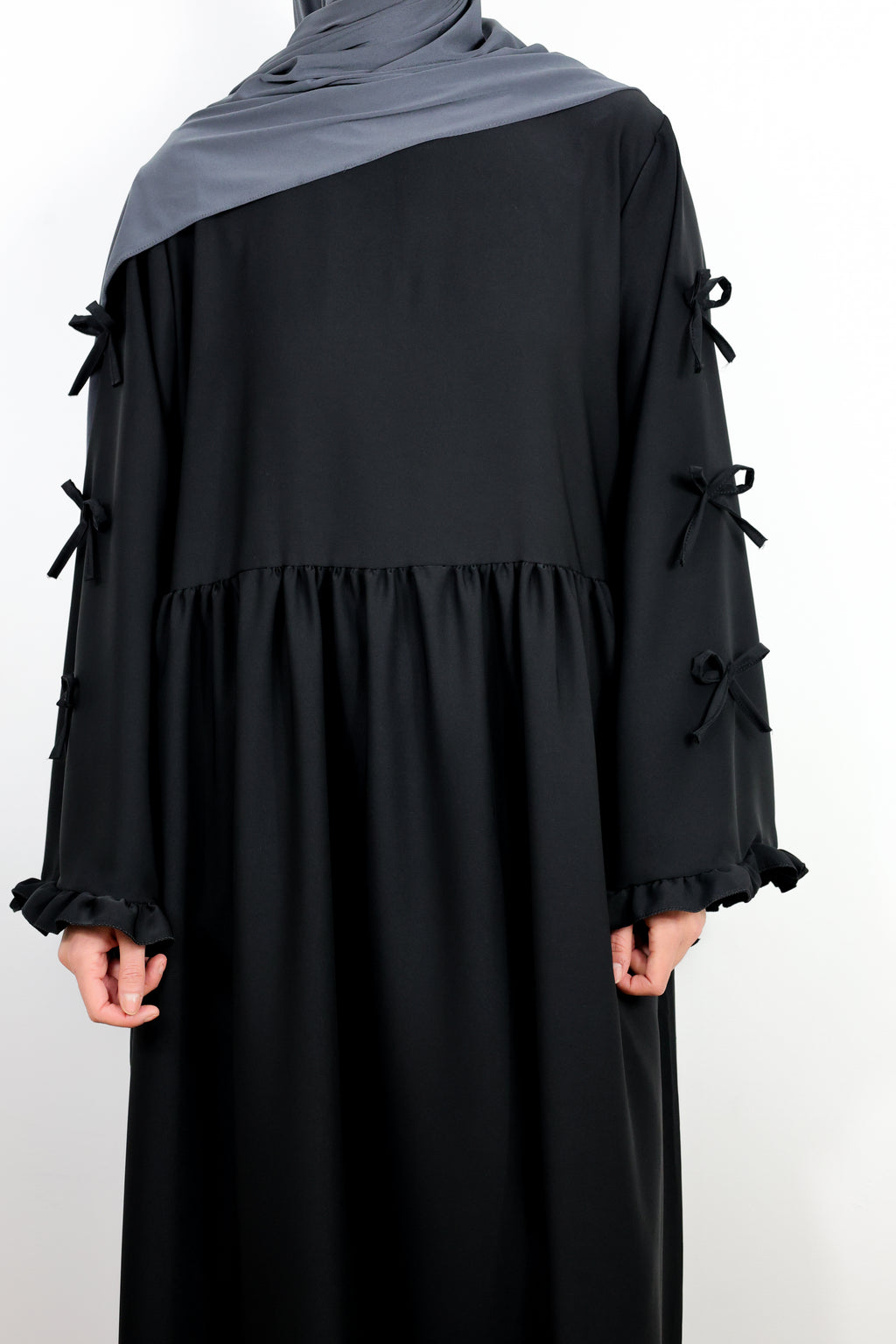 Abaya flare - Noir