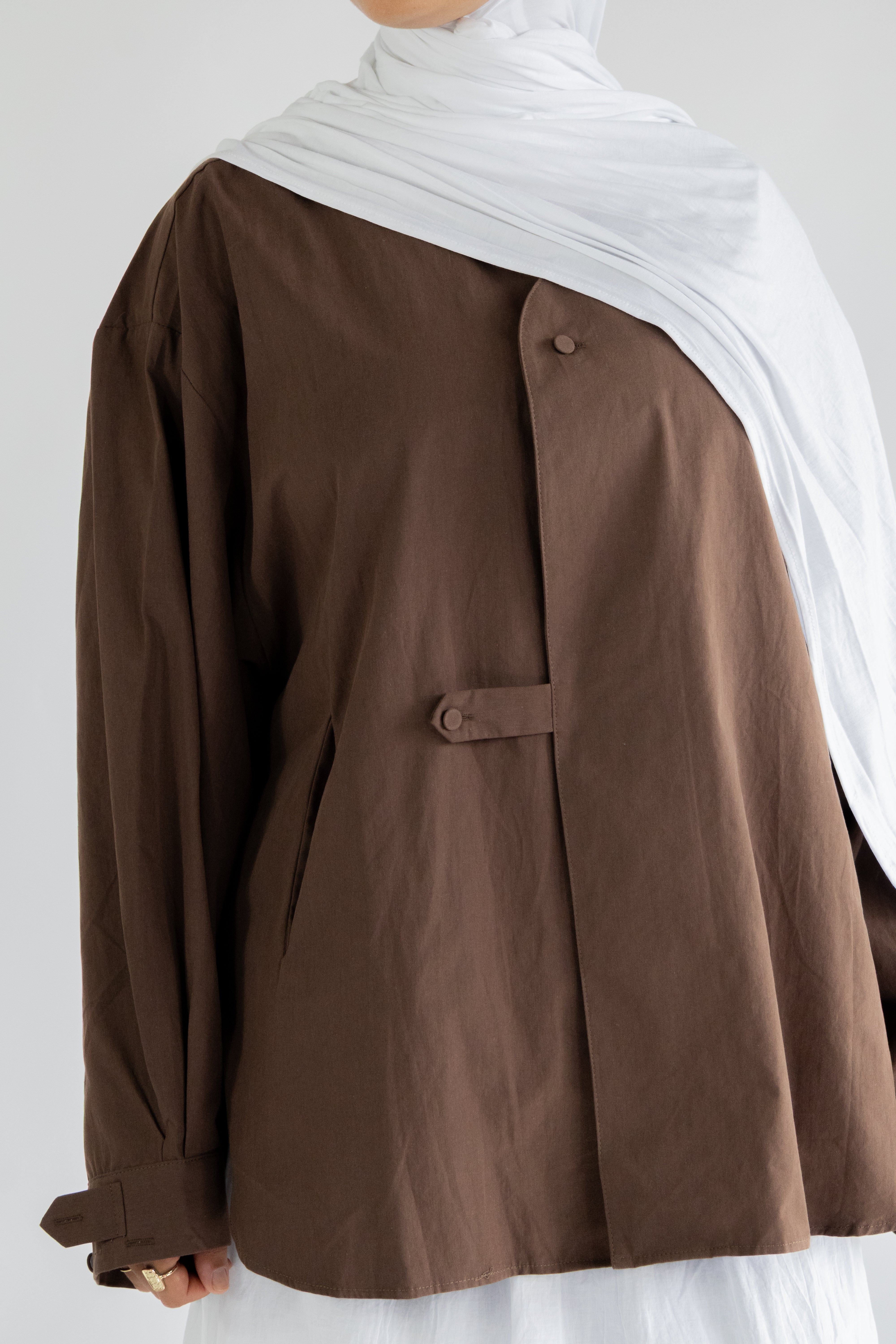 Chemise a poches - Marron