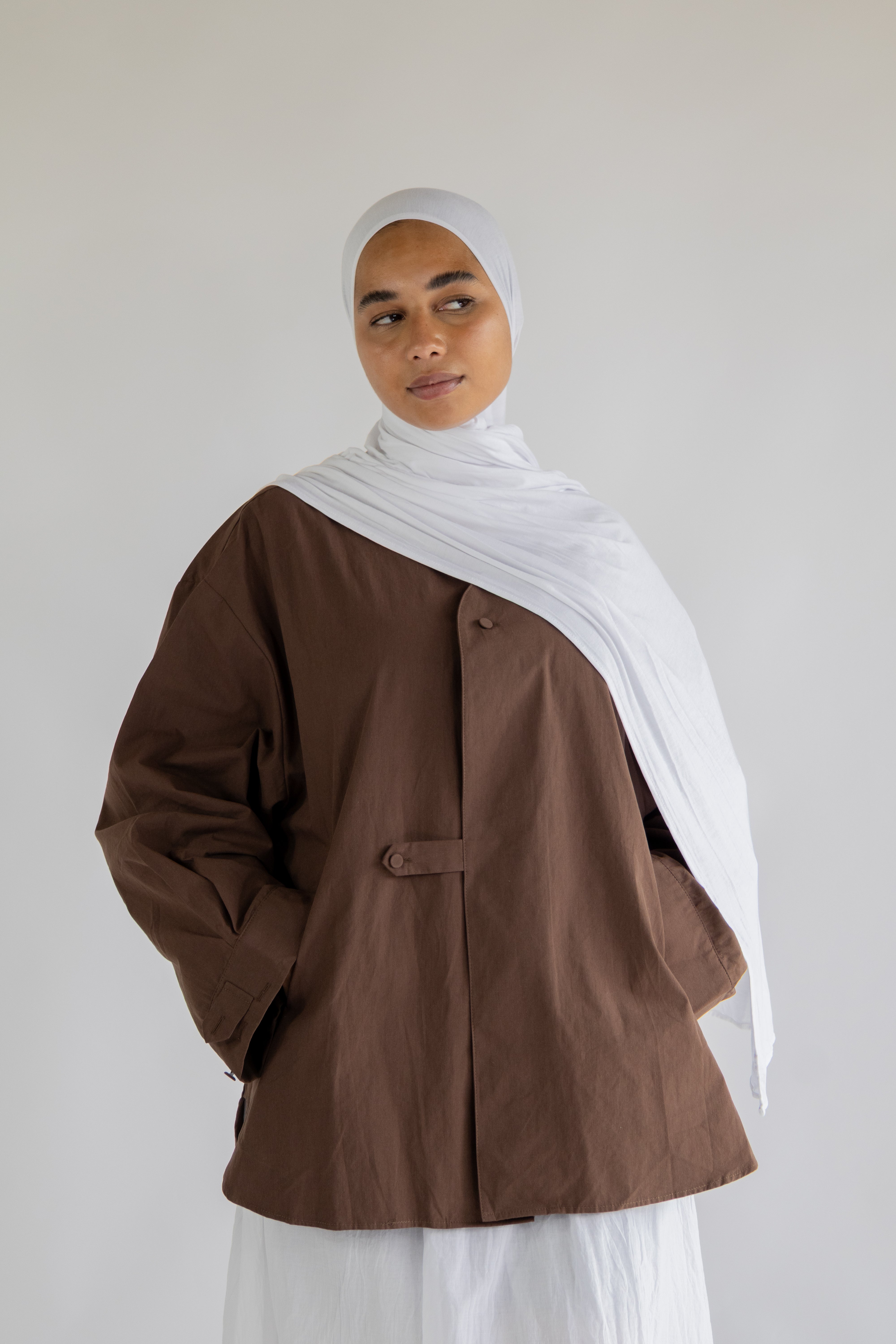 Chemise a poches - Marron