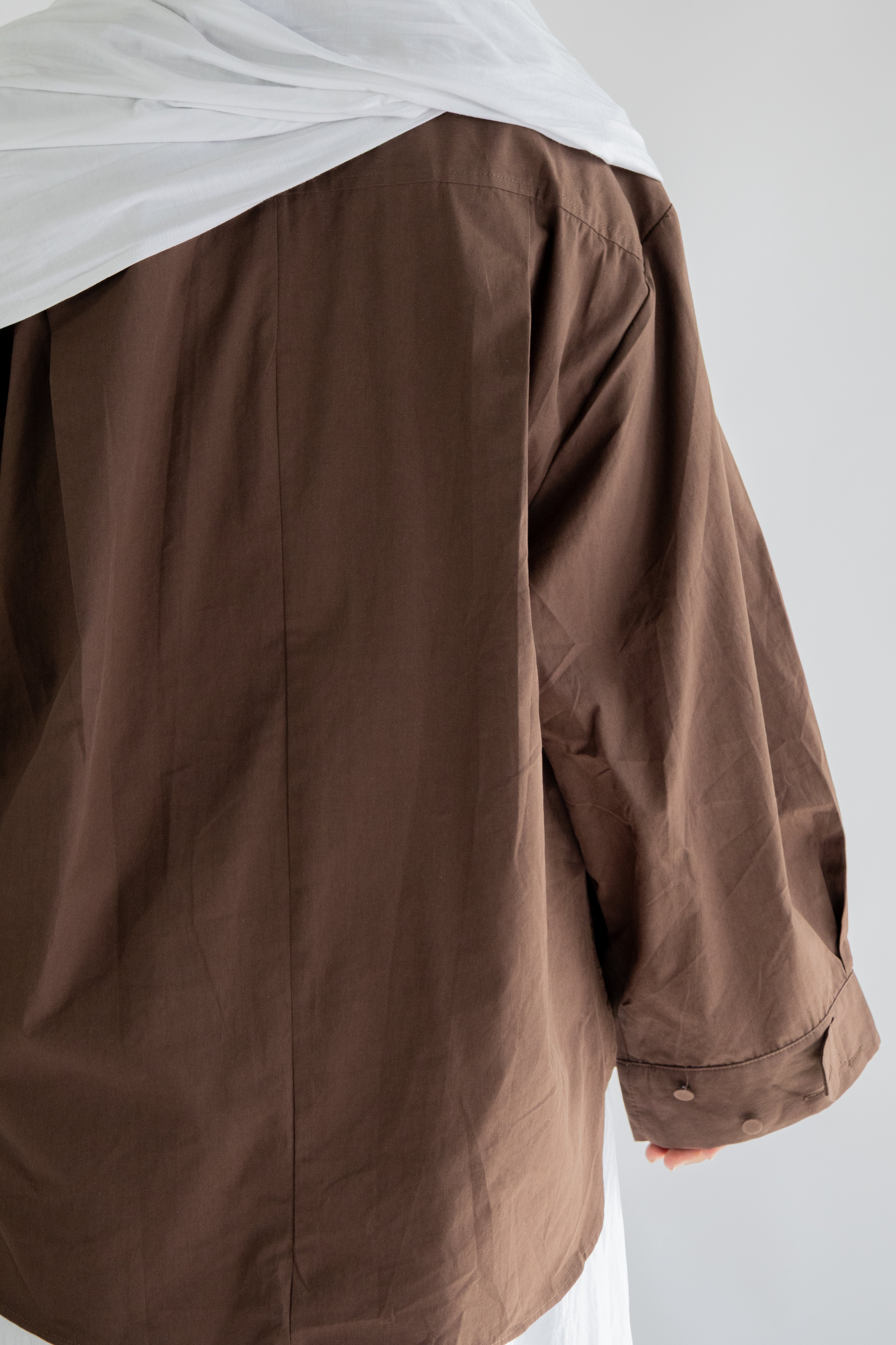 Chemise a poches - Marron