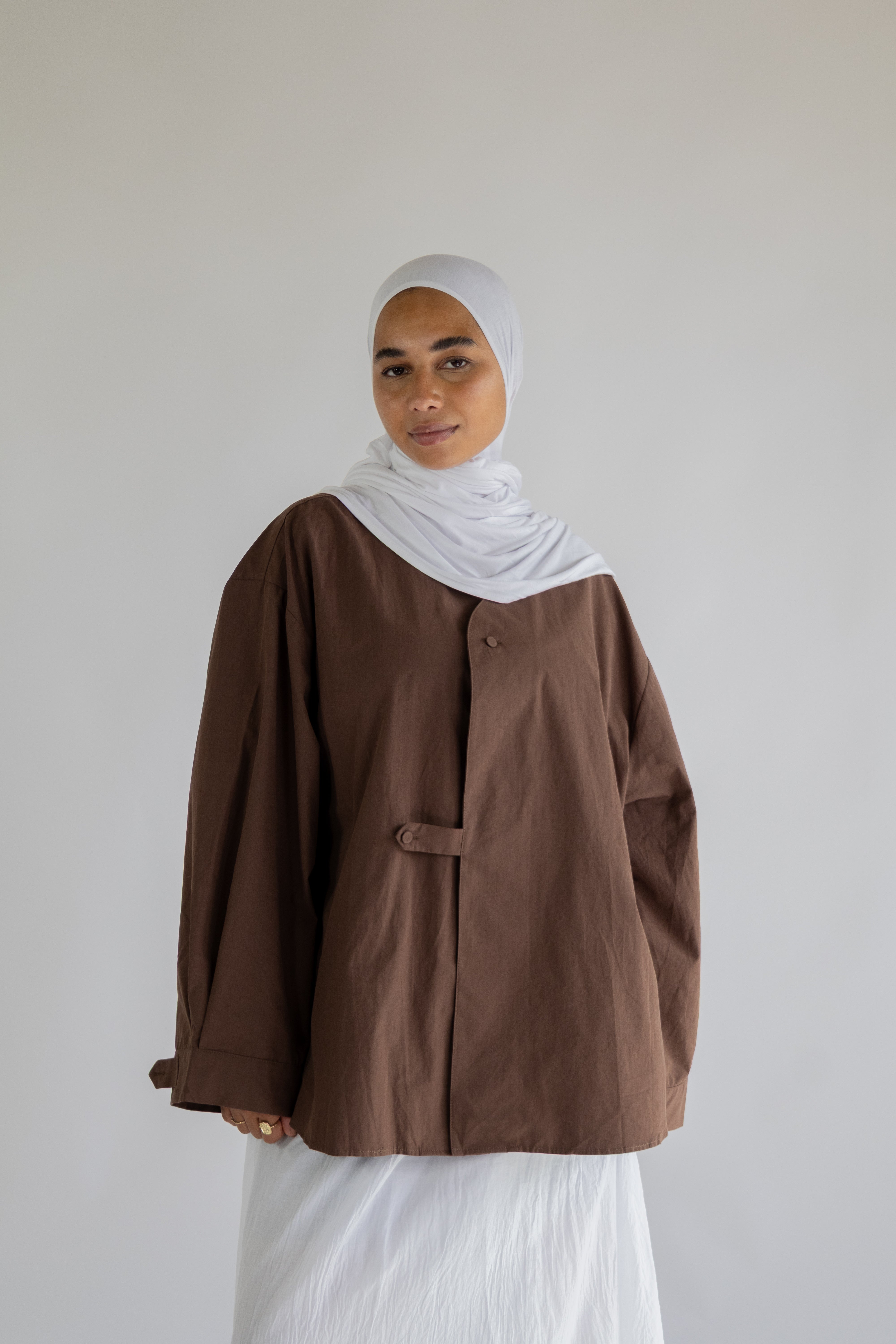 Chemise a poches - Marron