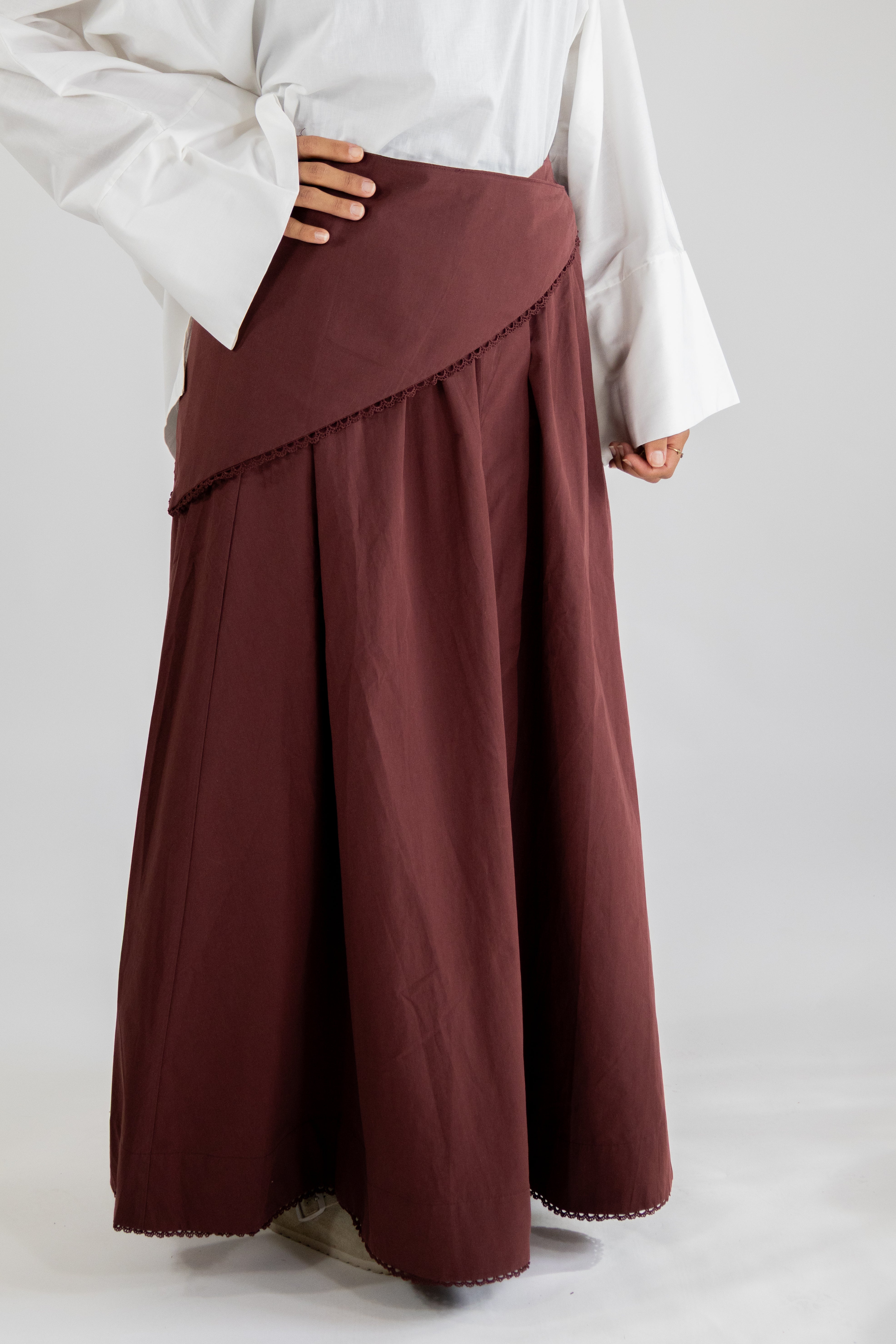 Jupe layering - Bordeaux