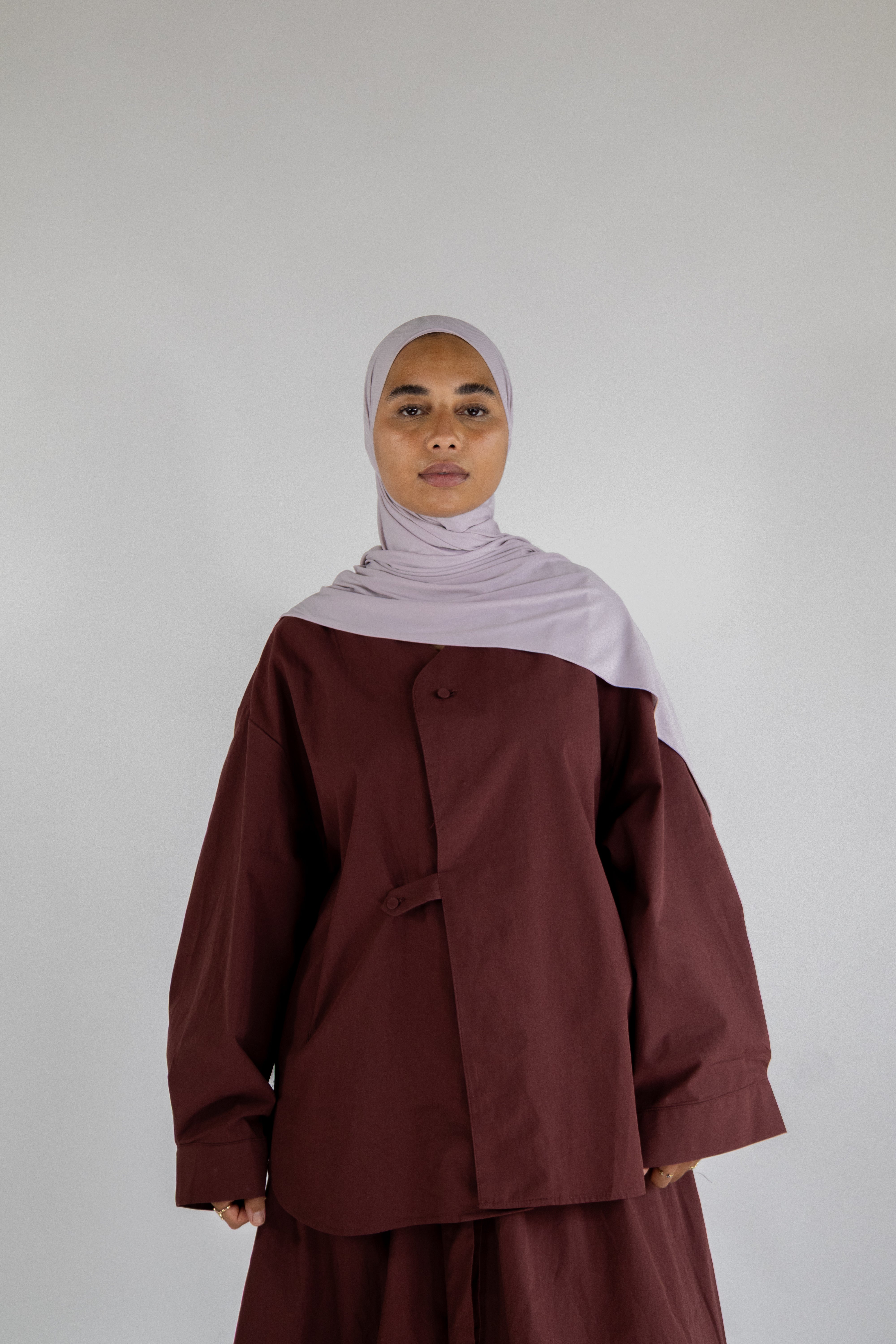 Chemise a poches - Bordeaux