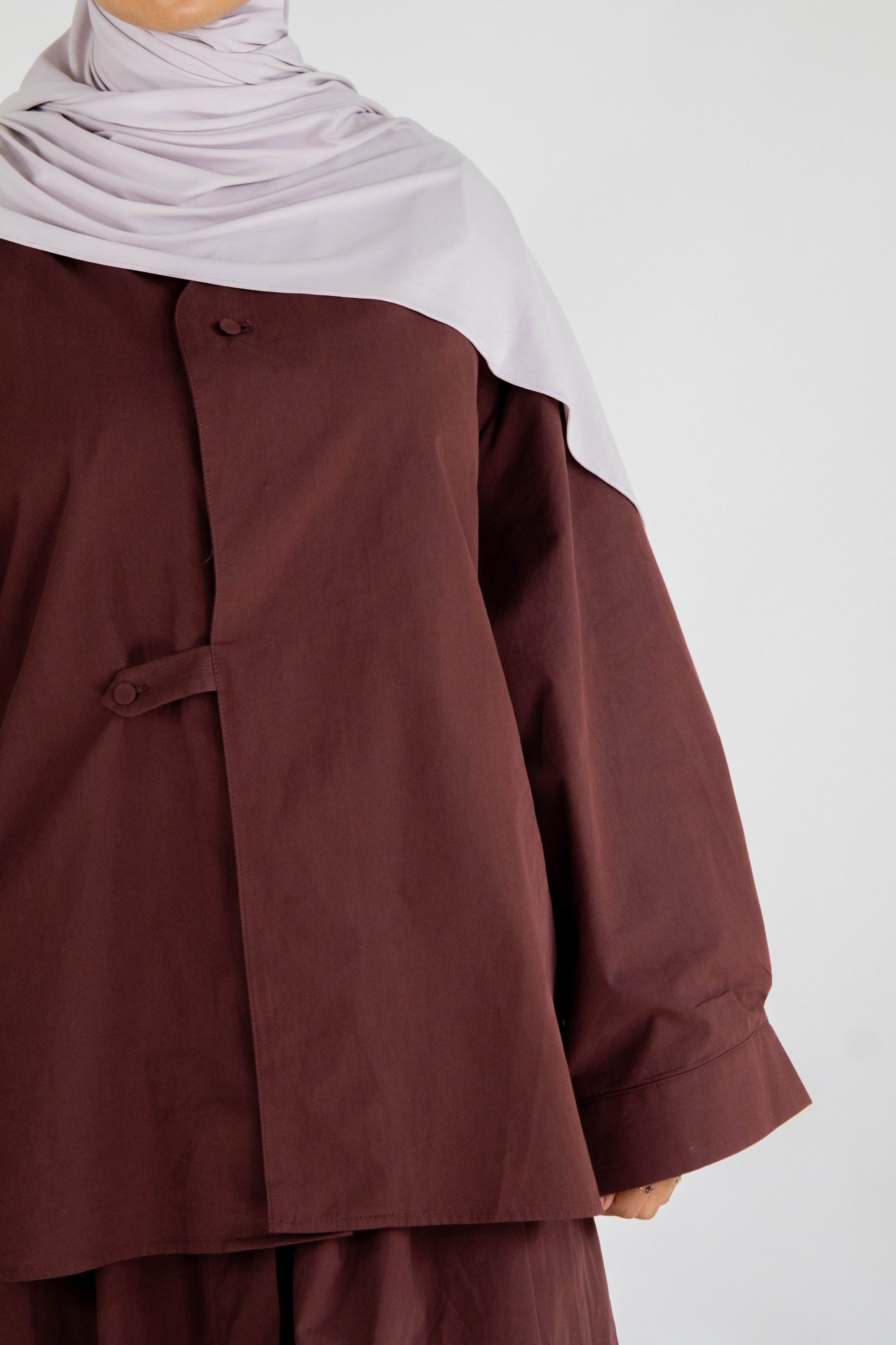 Chemise a poches - Bordeaux