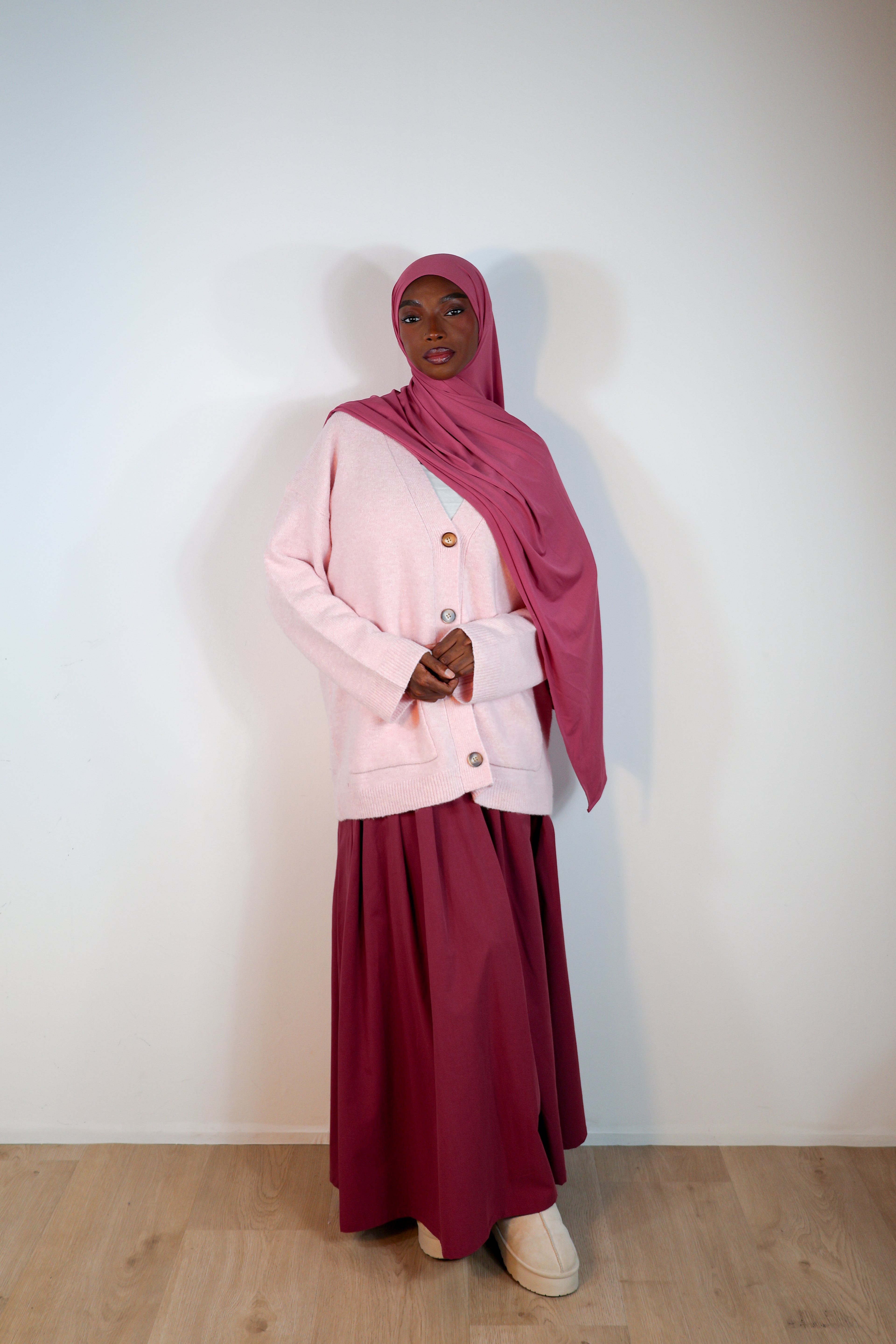 Cardigan pull - Rose