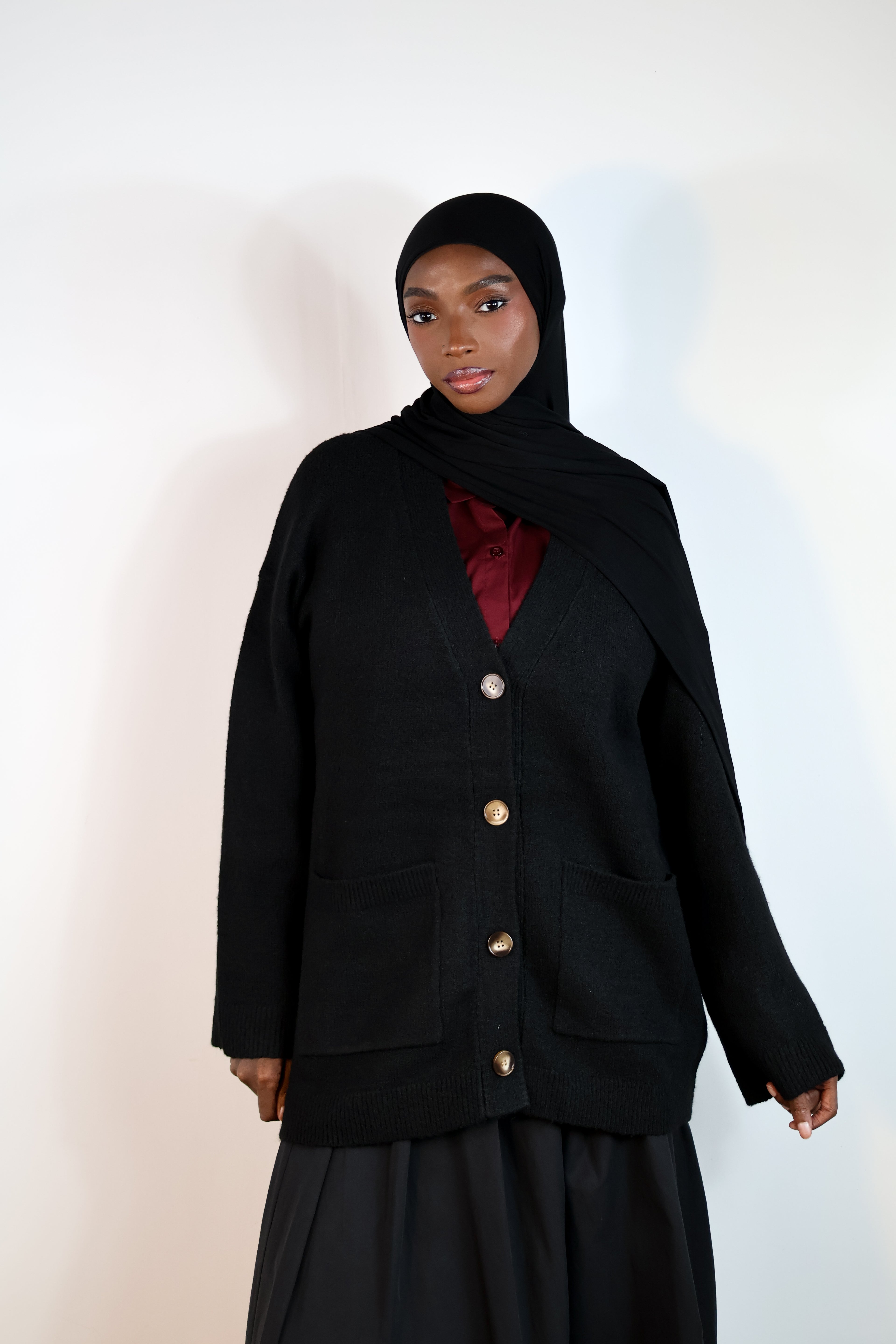 Cardigan pull - Noir