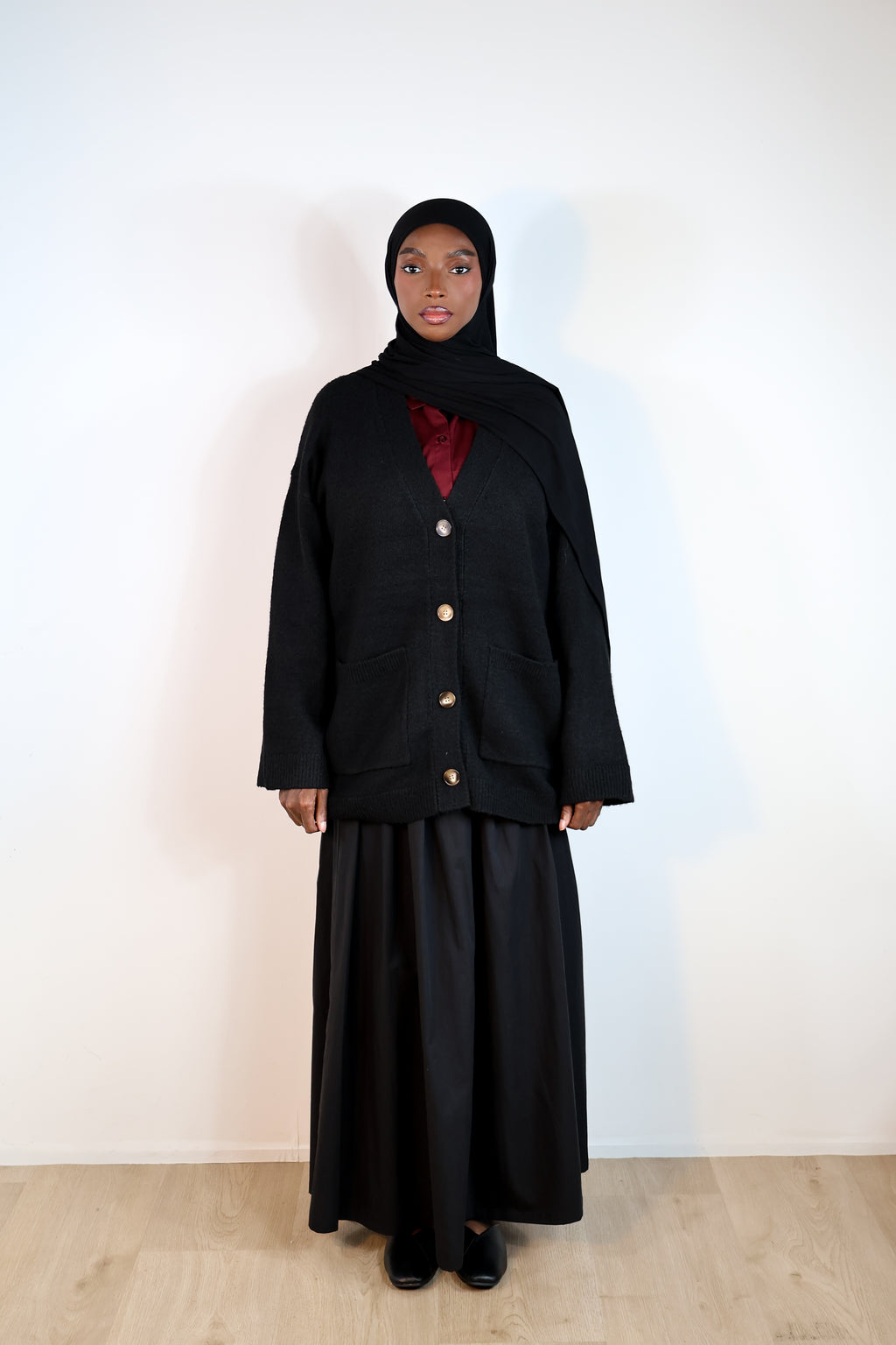 Cardigan pull - Noir
