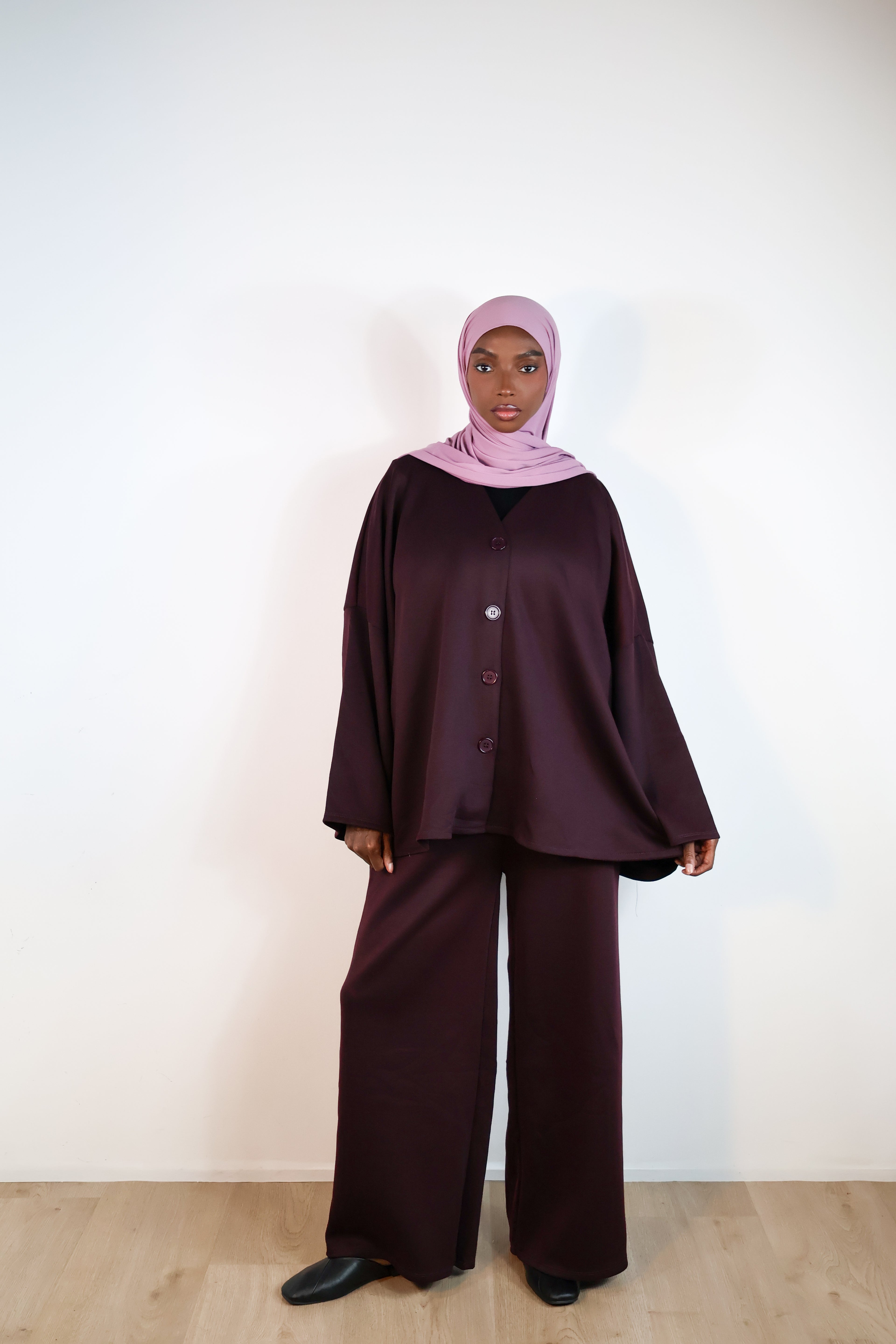 Ensemble cardigan - Prune