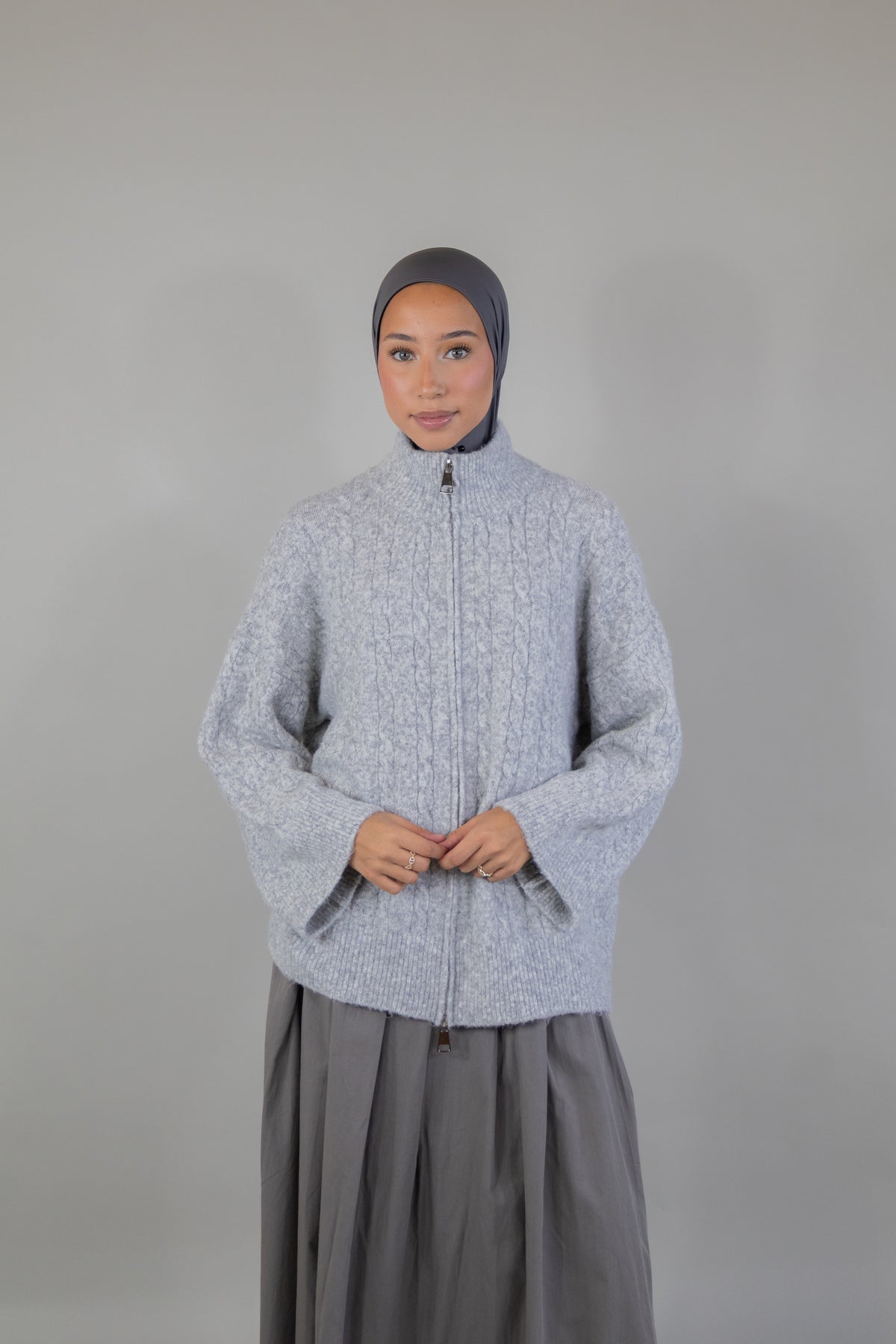 Gilet en maille - Gris