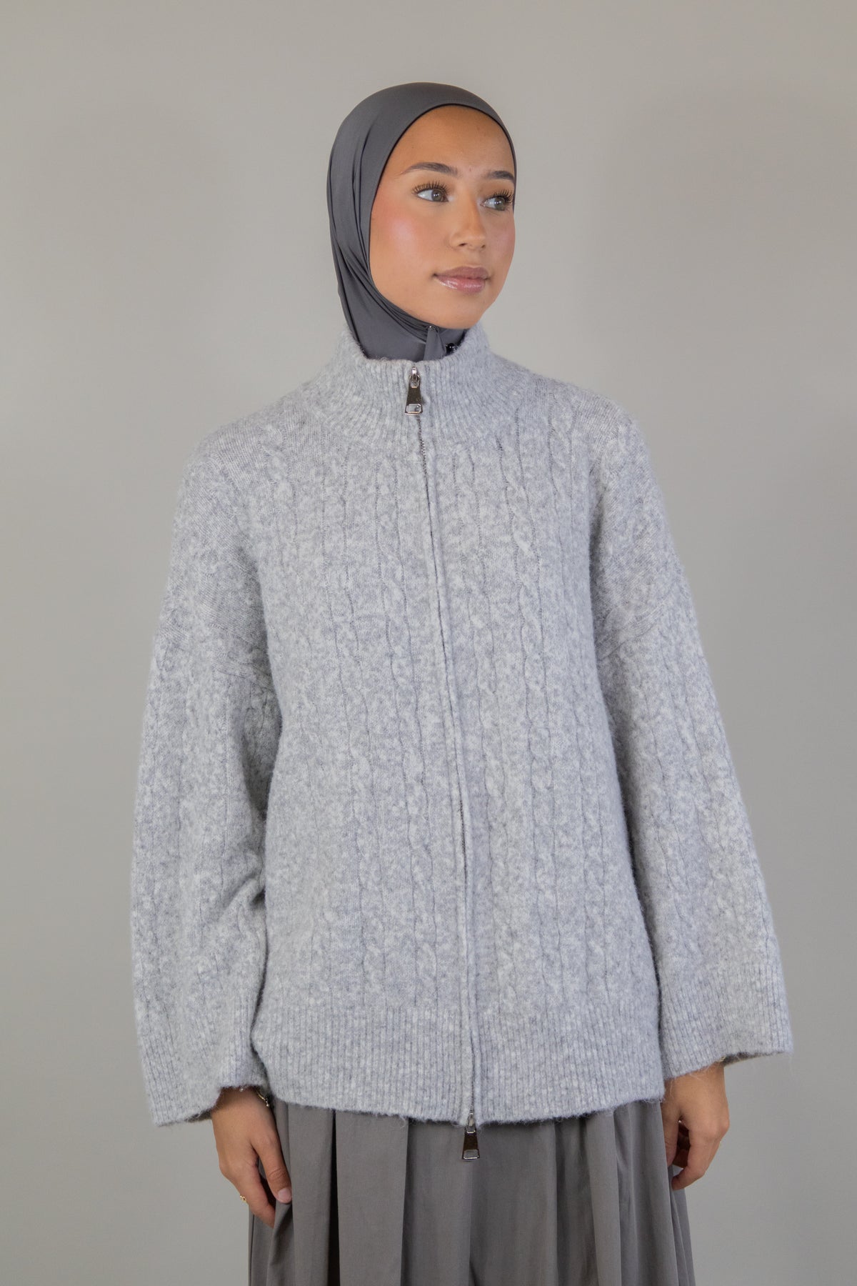 Gilet en maille - Gris