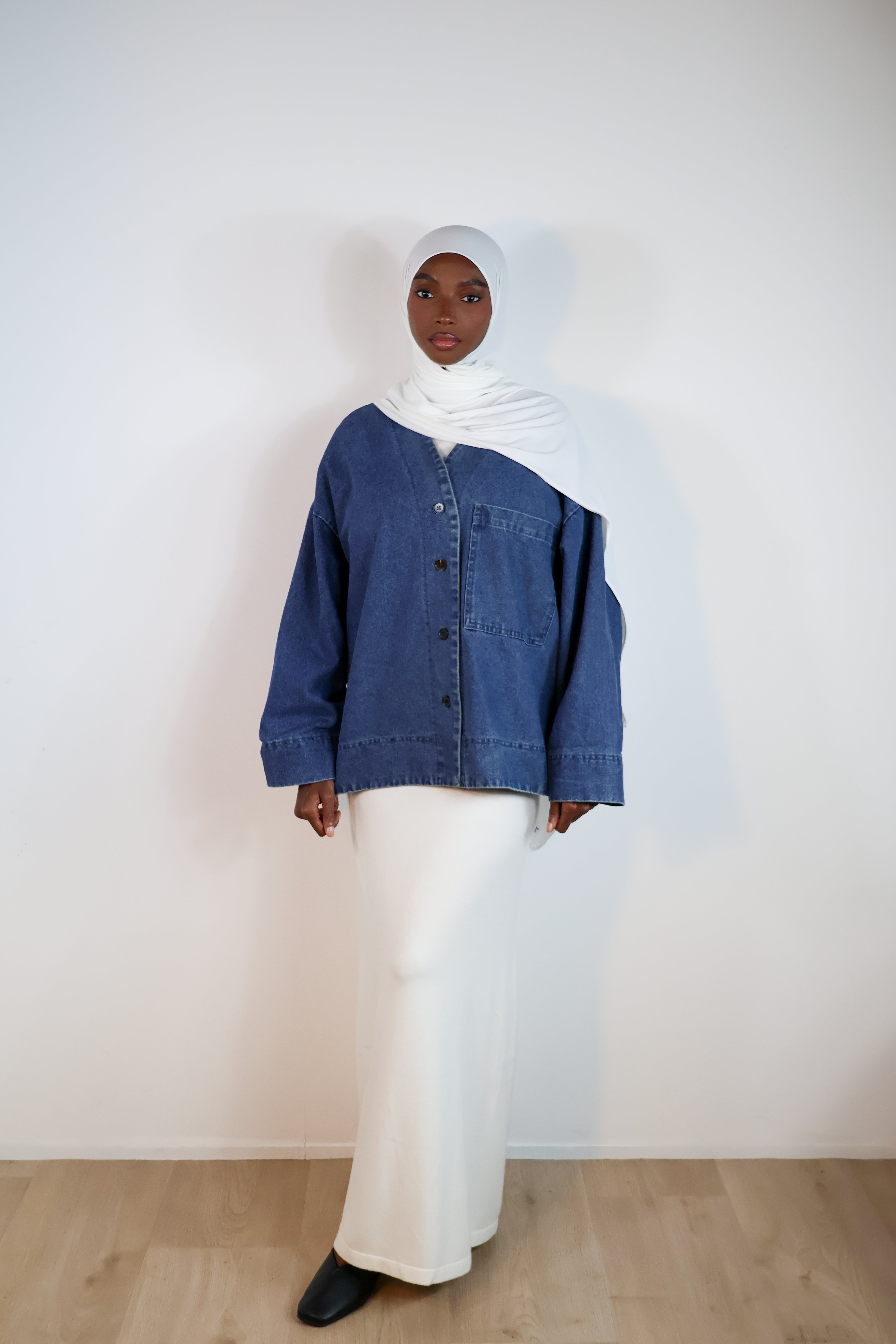 Jupe viscose - Blanc