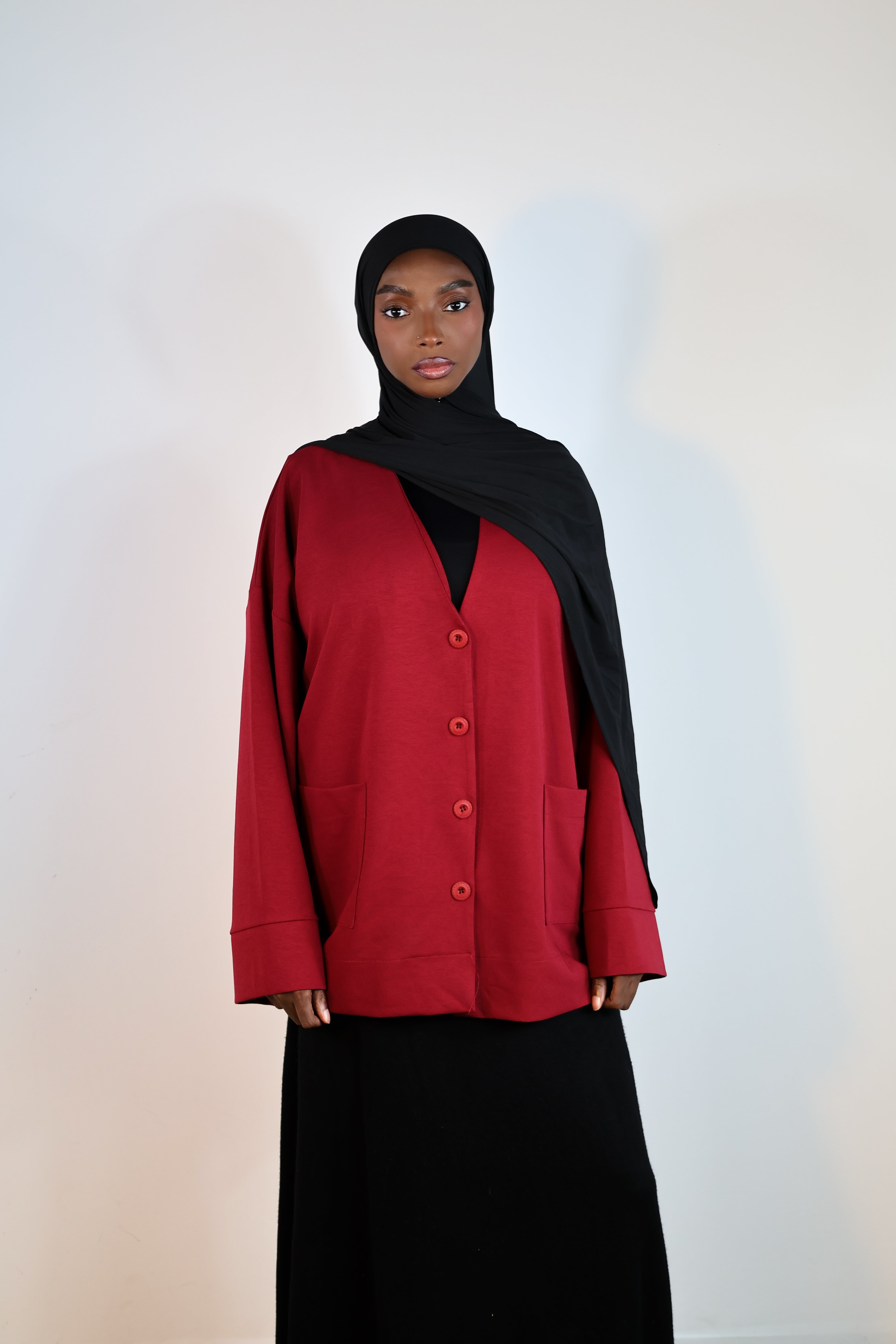 Cardigan - Rouge bordeaux
