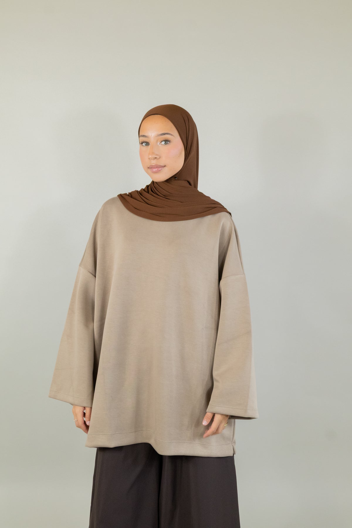T- shirt modal - Taupe