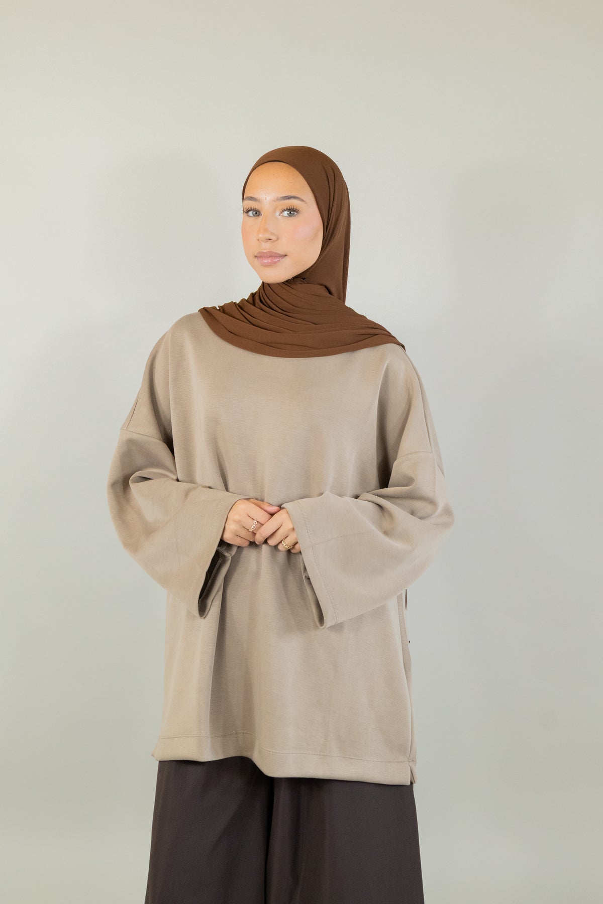 T- shirt modal - Taupe