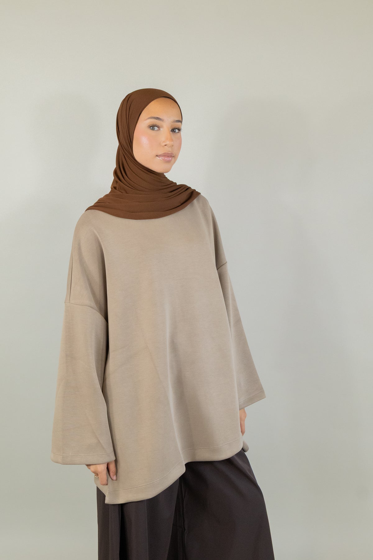 T- shirt modal - Taupe