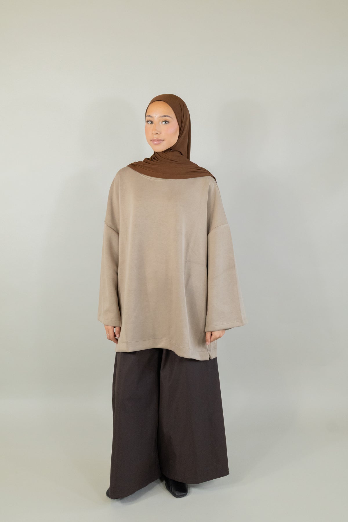 T- shirt modal - Taupe