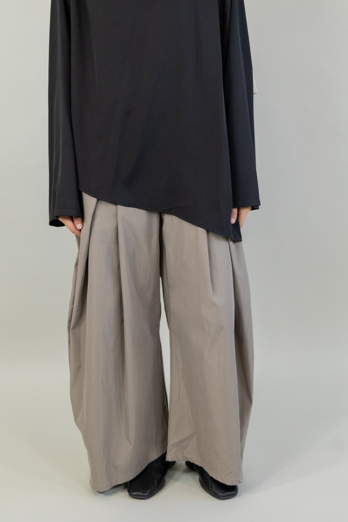 Pantalon boule - Taupe