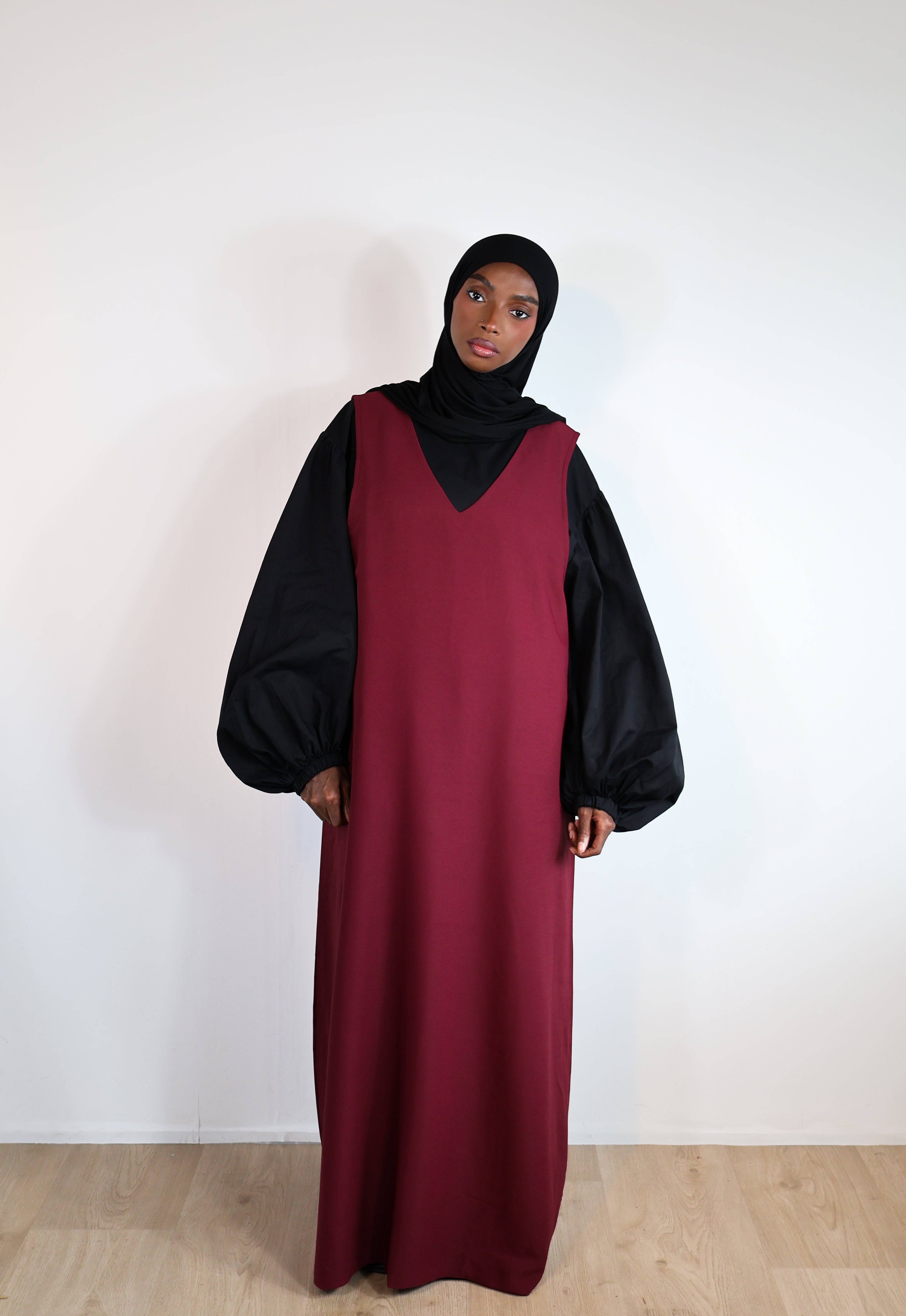 Robe sans manches - Bordeaux