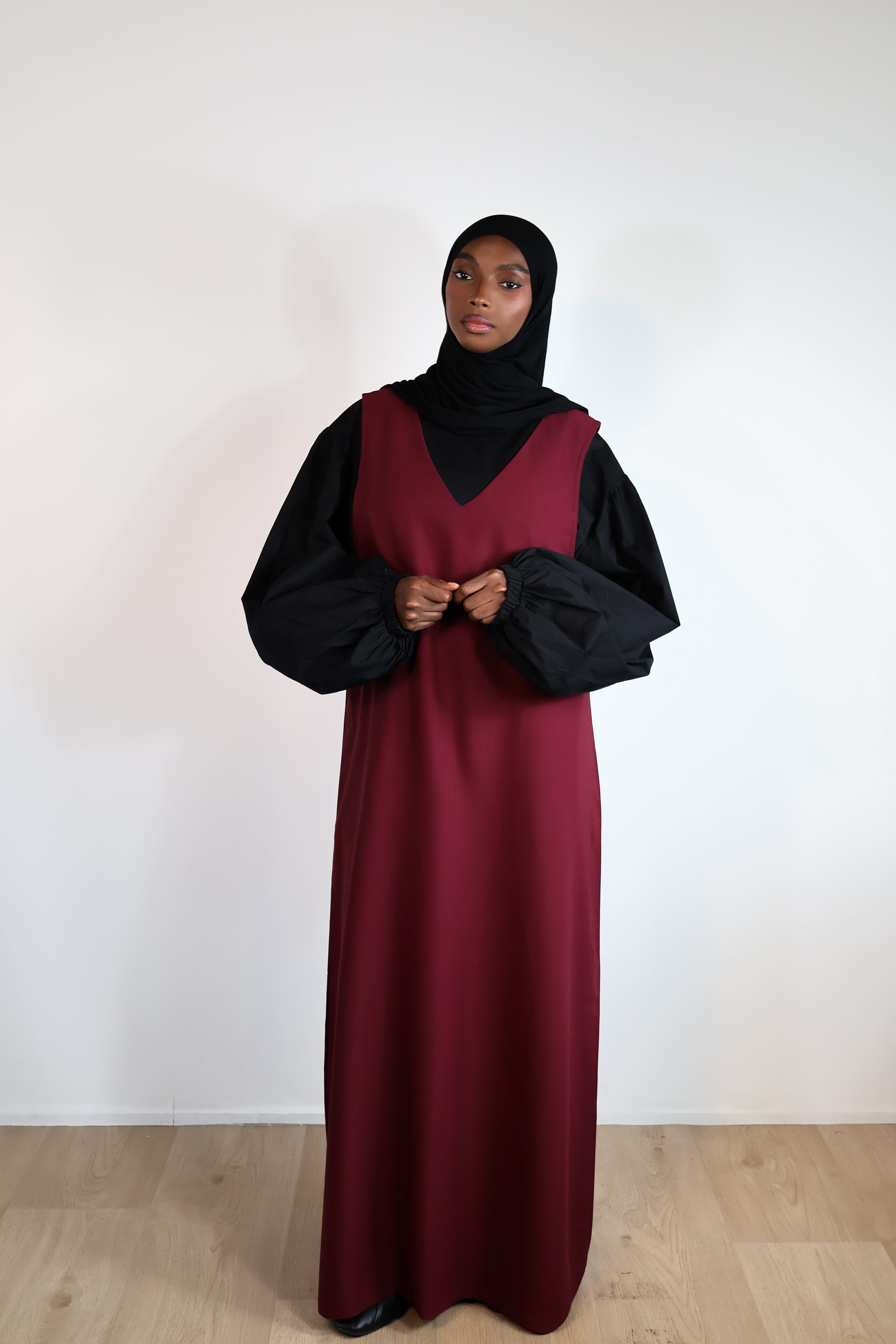 Robe sans manches - Bordeaux