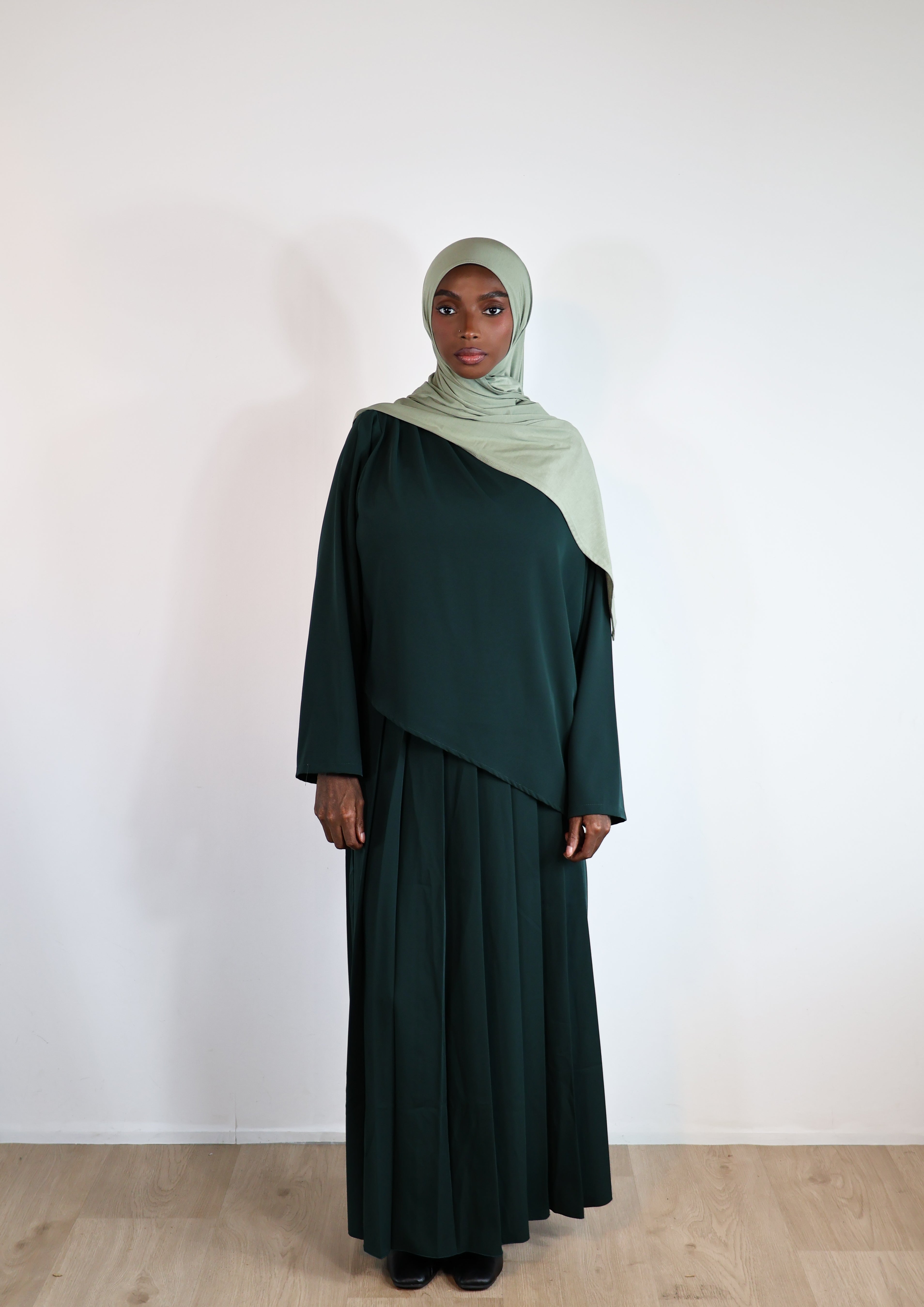 Haut court asymétrique - Emeraude