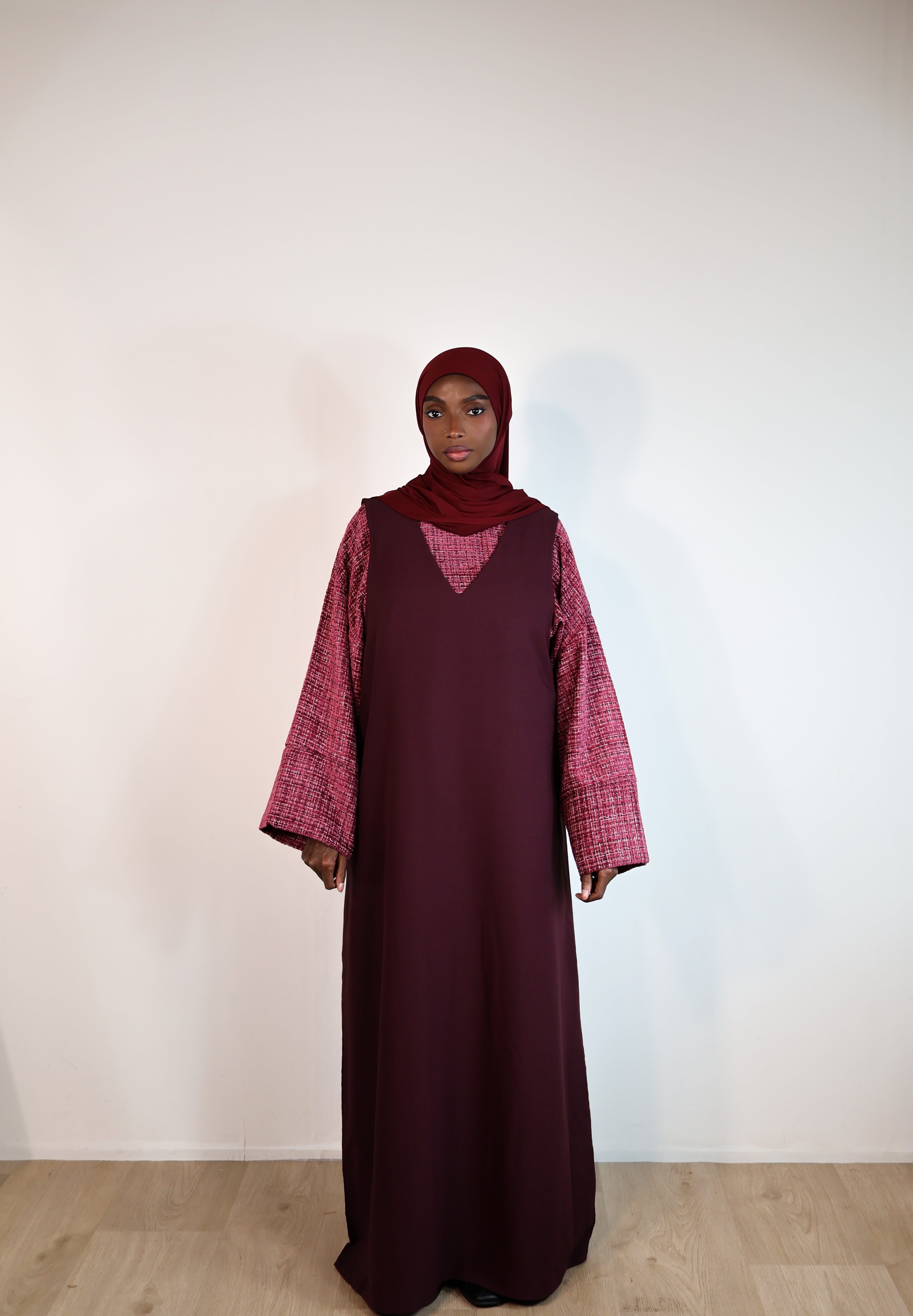 Robe sans manches - Prune