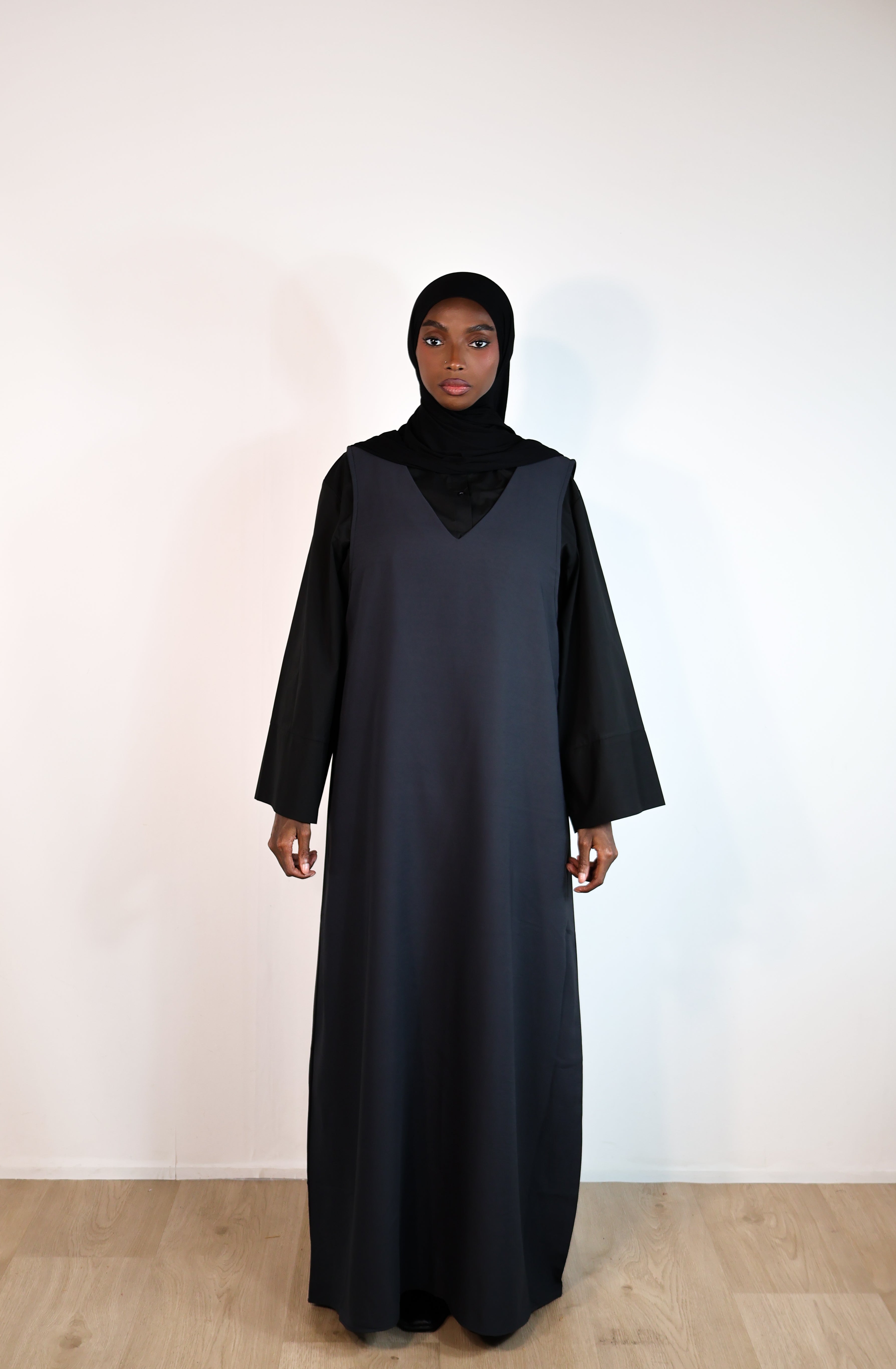 Robe sans manches - Gris anthracite