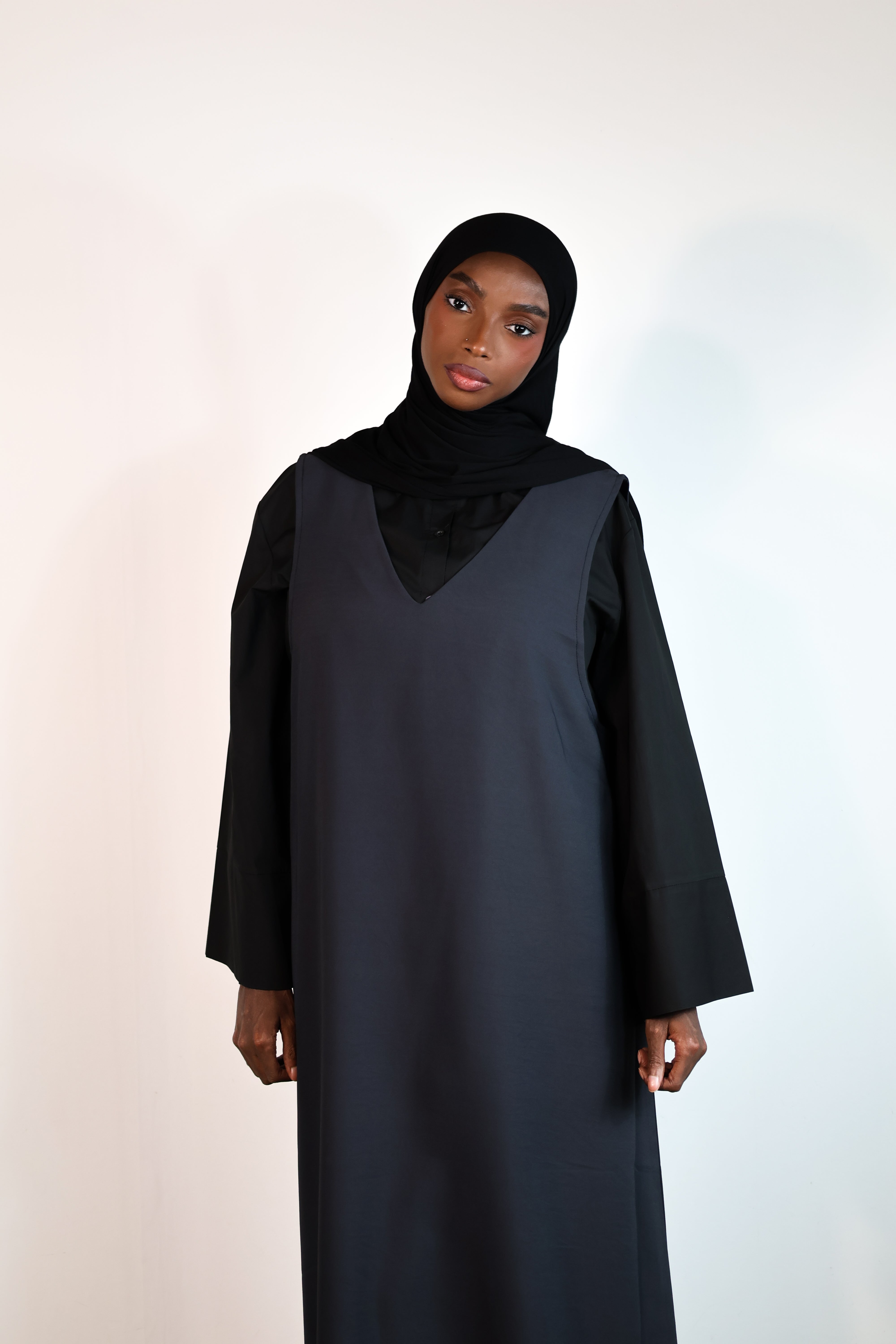 Robe sans manches - Gris anthracite